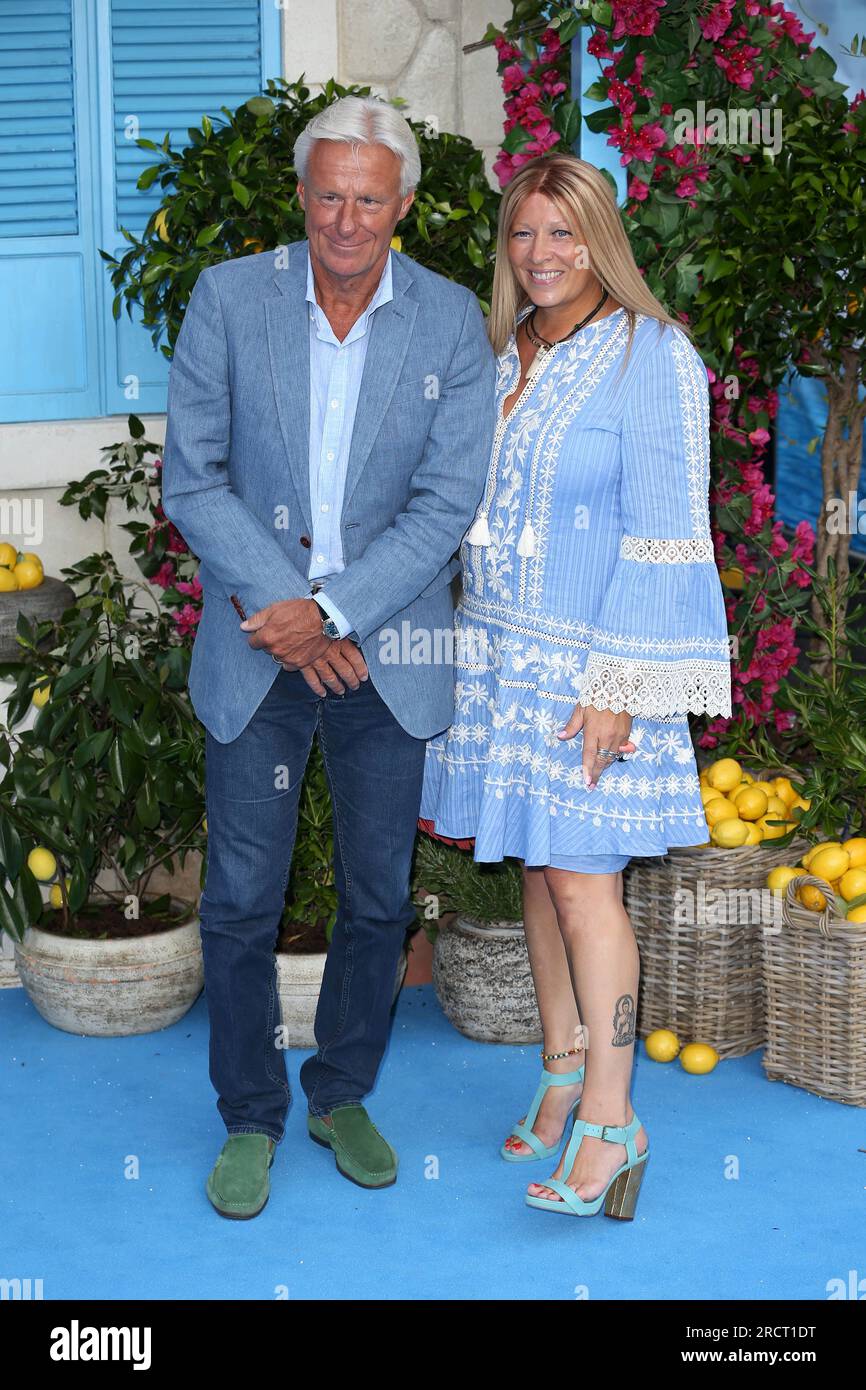 Patricia Ostfeldt and Bjorn Borg attend the World Premiere of Mamma Mia!  Here We Go Again at Eventim Apollo on July 16, 2018 in London,UK Stock  Photo - Alamy