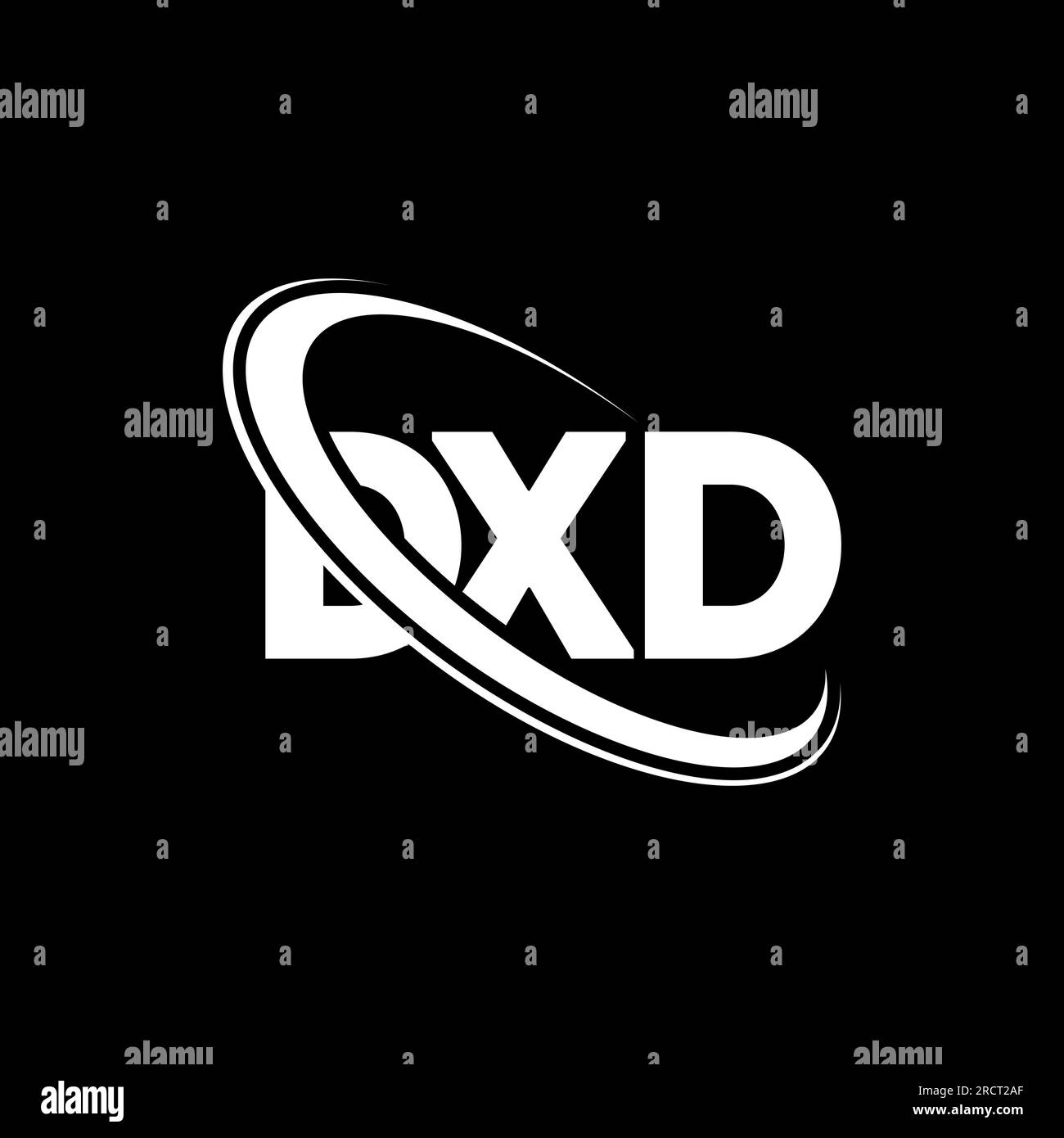 DXD logo. DXD letter. DXD letter logo design. Initials DXD logo linked