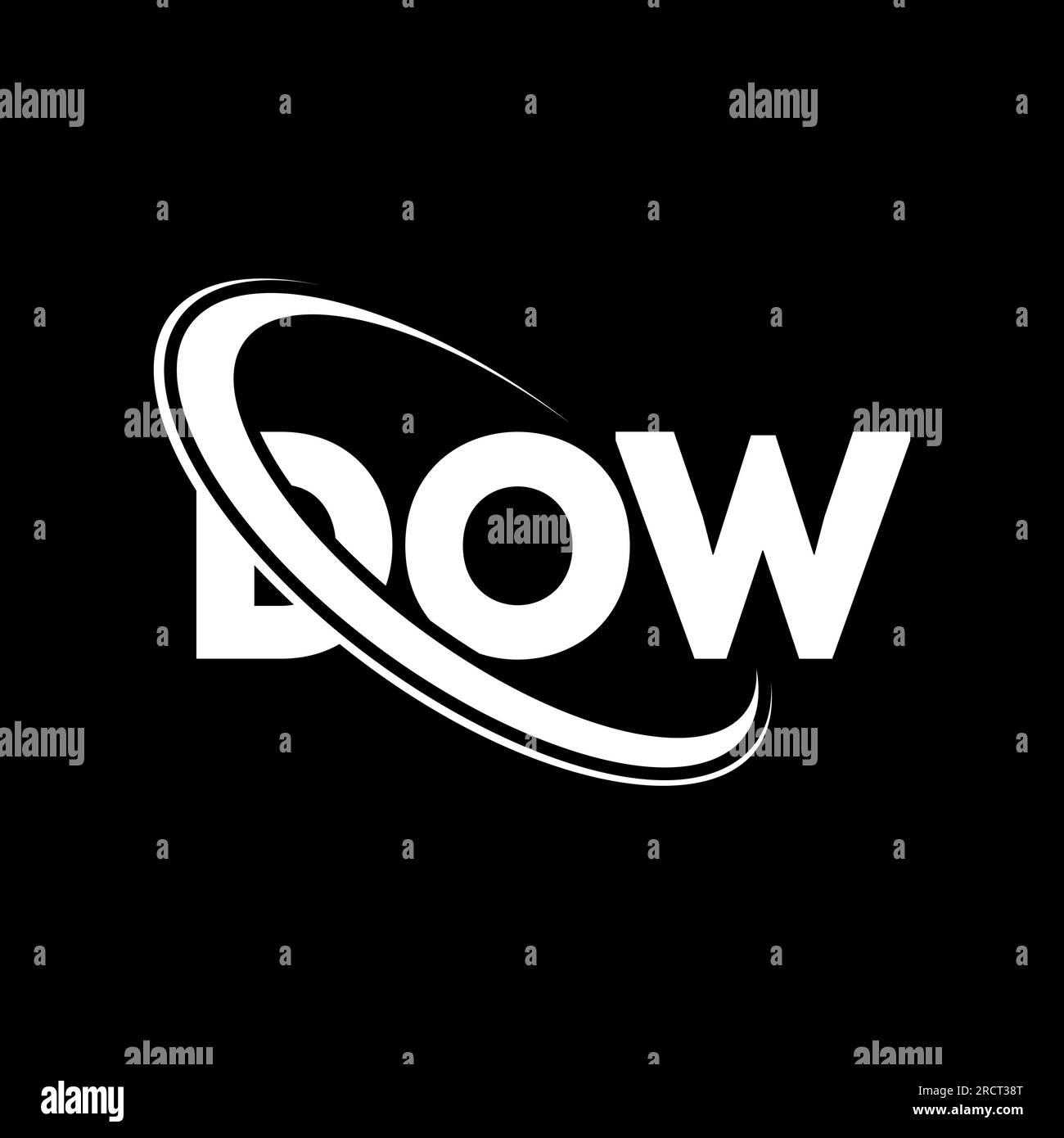 Dow marketing logo Black and White Stock Photos & Images - Alamy