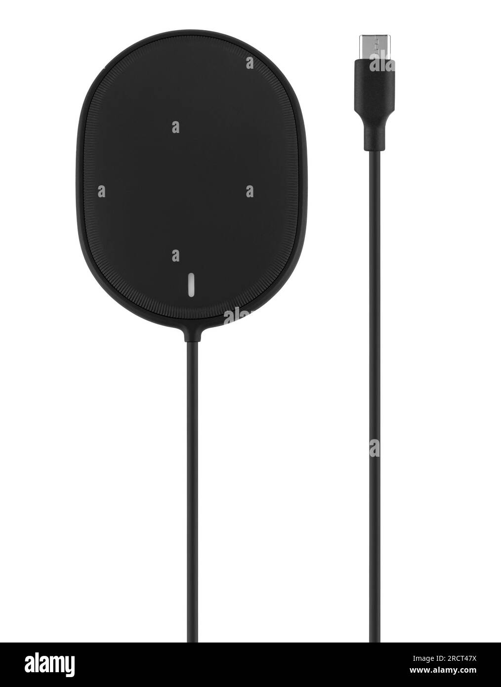 wireless phone charger on a white background you're isolated Stock