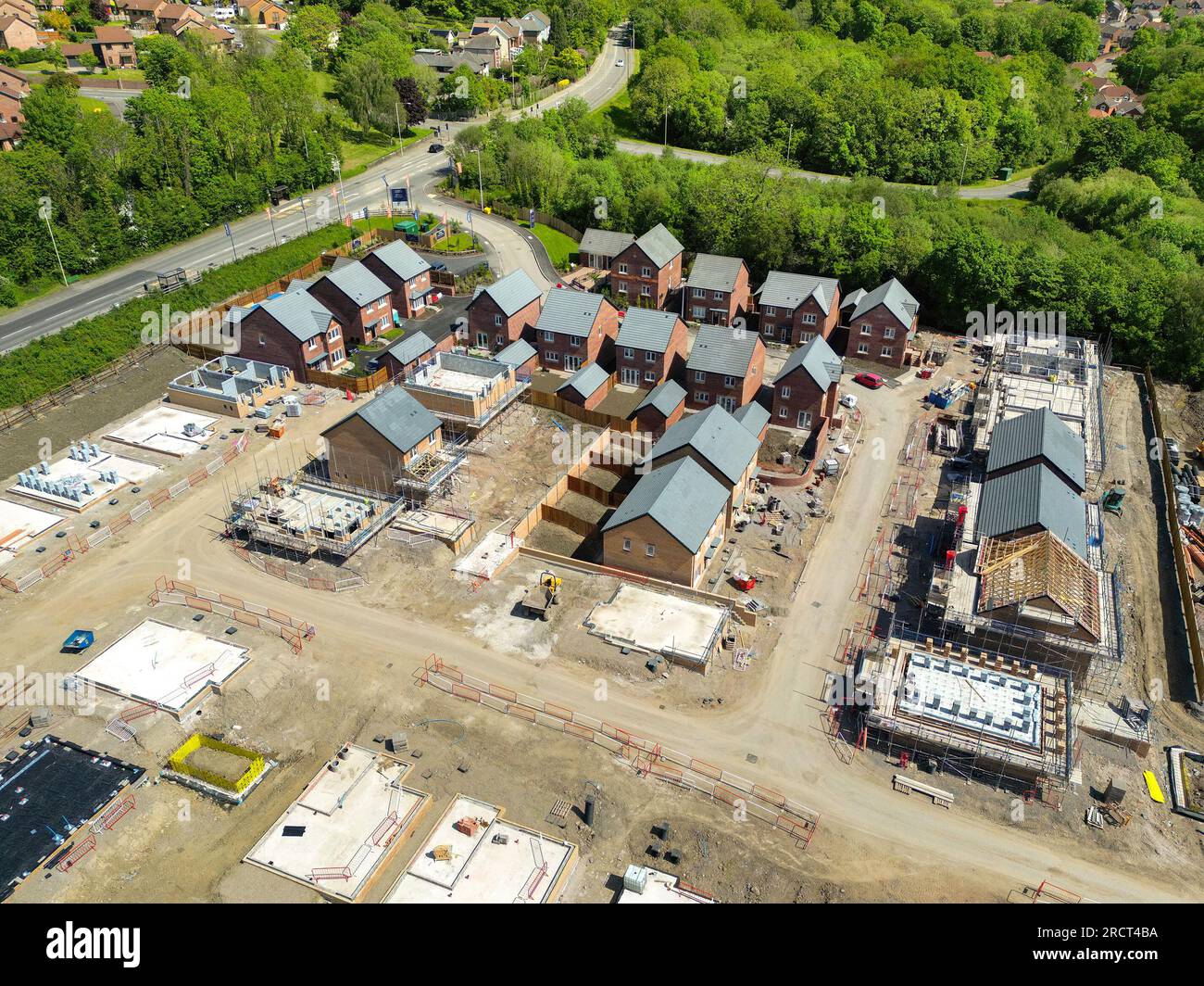 New development uk aerial construction hires stock photography and images Alamy