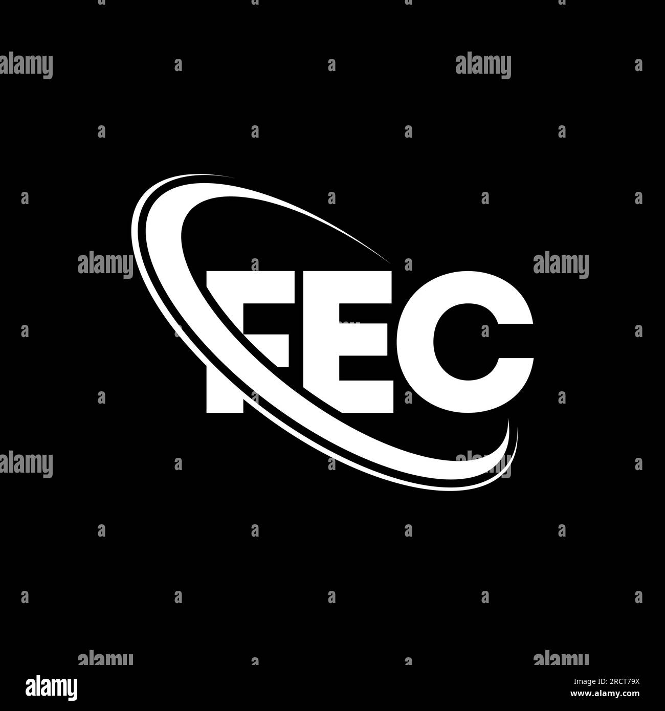FEC logo. FEC letter. FEC letter logo design. Initials FEC logo linked