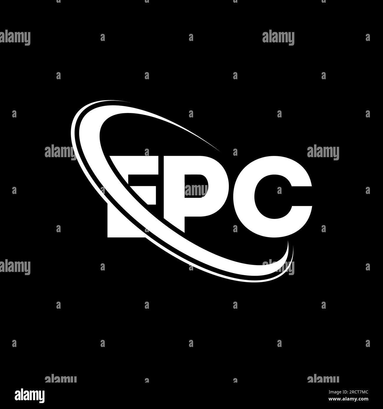EPC logo. EPC letter. EPC letter logo design. Initials EPC logo linked ...