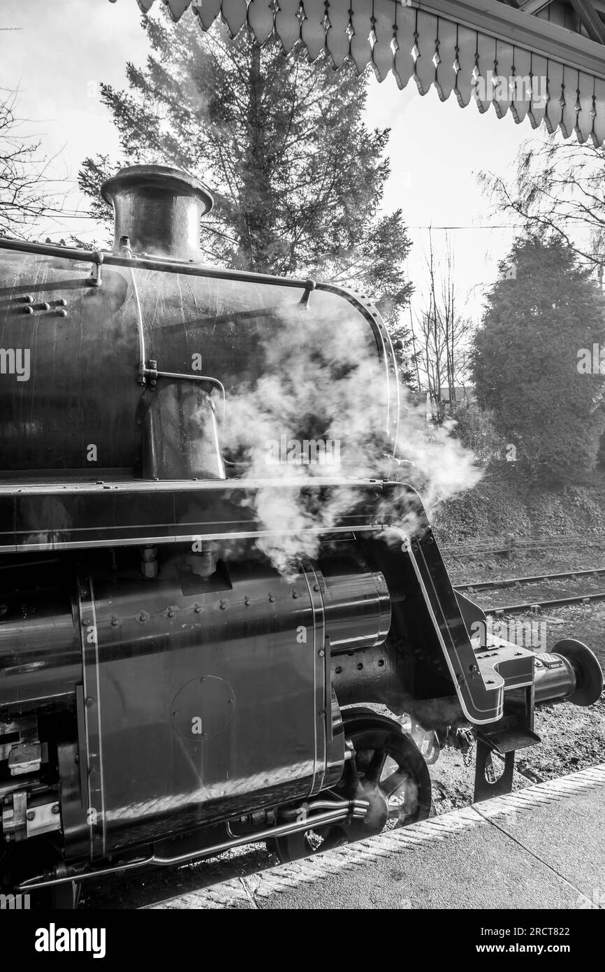 BR 'Class 5' 4-6-0 No. 73156, Loughborough, Great Central Railway ...