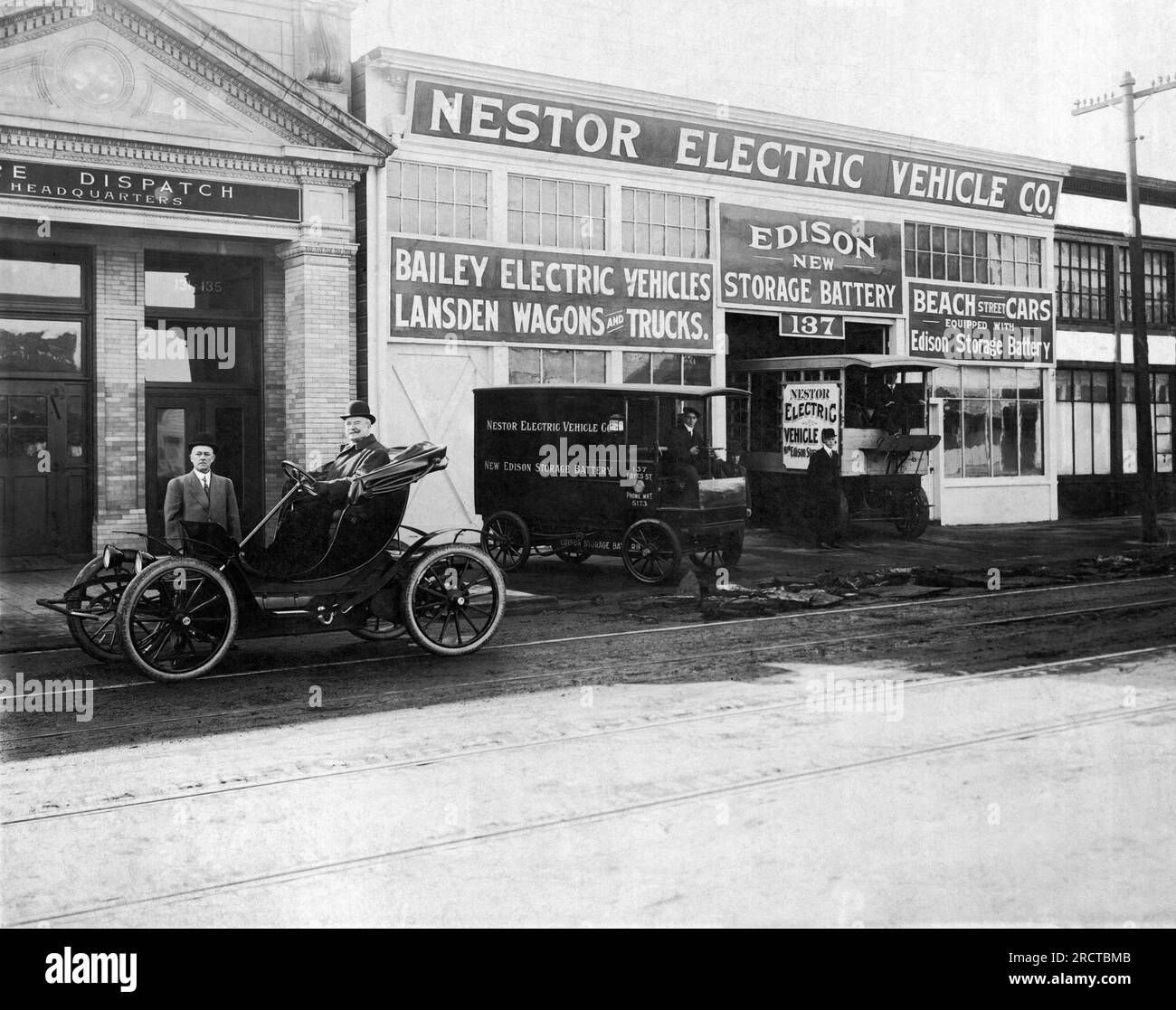 San Francisco, California c 1910 The Nestor Electric Vehicle Company