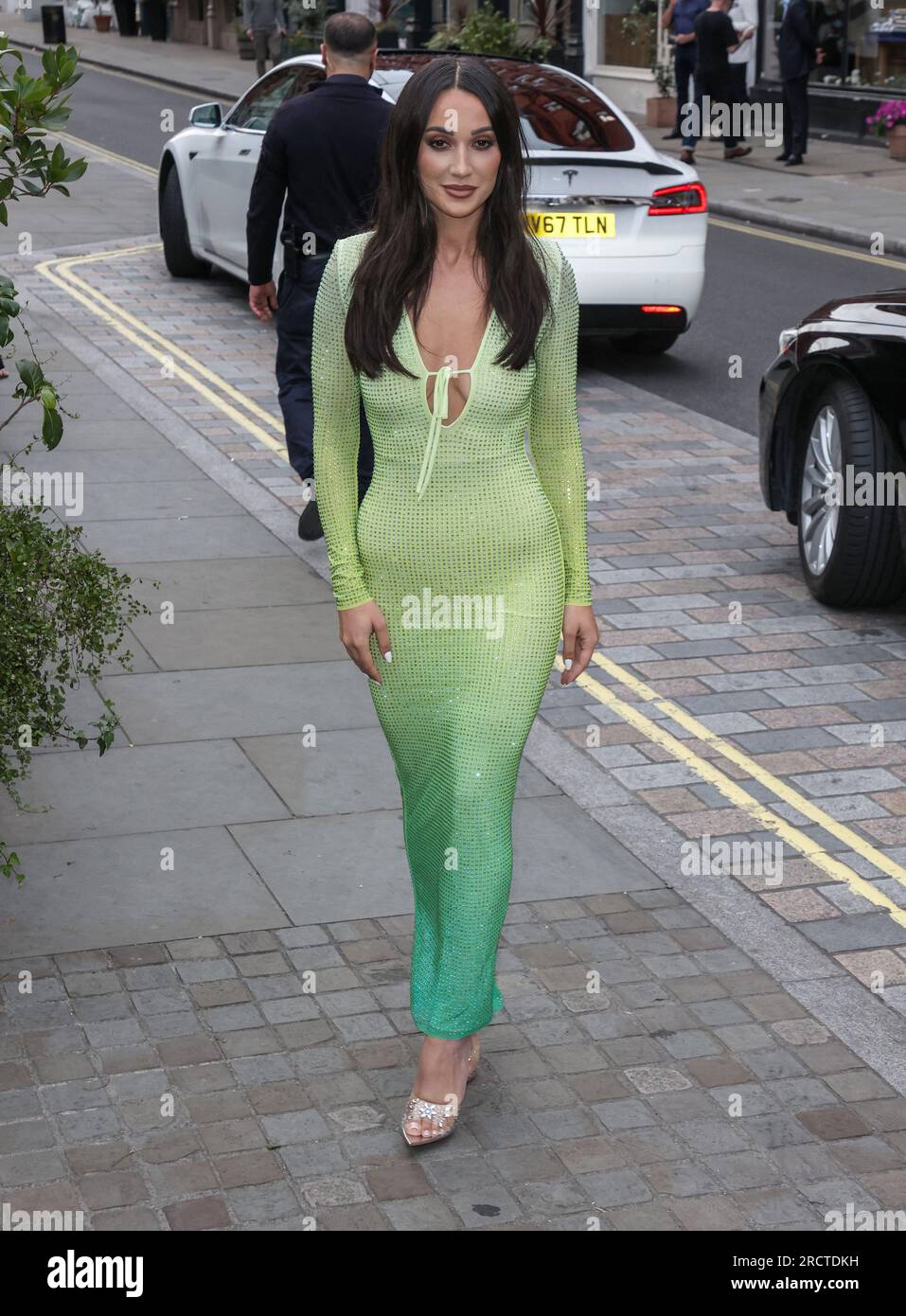 Roxie Nafousi attends the British Vogue x Self Portrait Summer Party at