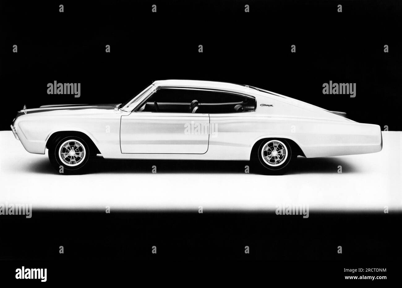 Detroit, Michigan 1965 The Charger II, Dodge's custom sporty fastback model being featured in