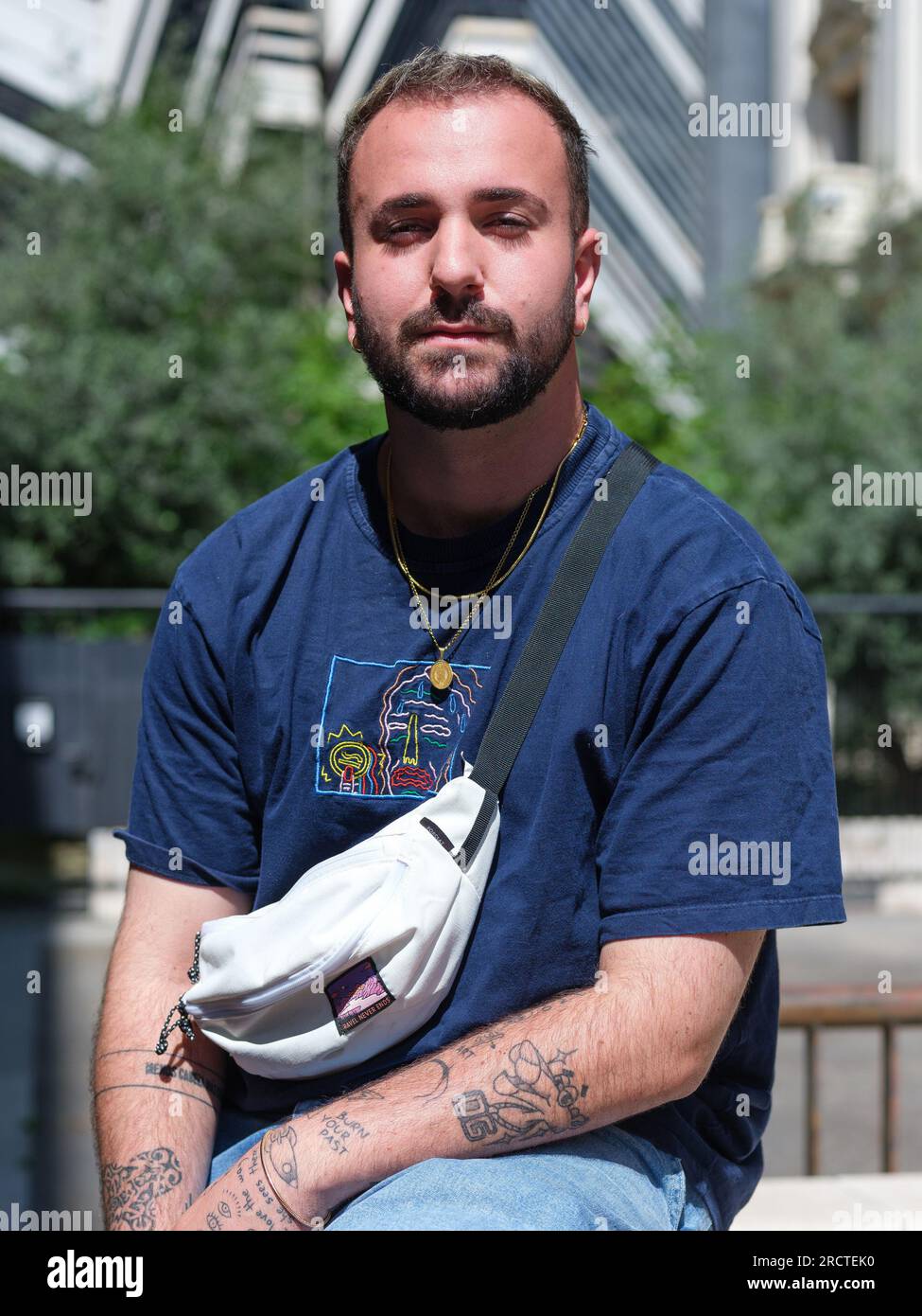 Zilo Singer The singer Zzoilo, poses during the portrait session in Madrid. July 15 ...