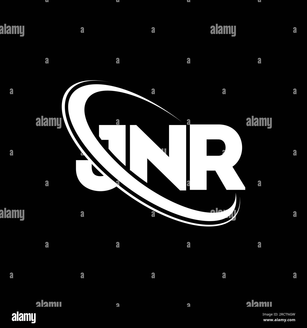 JNR logo. JNR letter. JNR letter logo design. Initials JNR logo linked