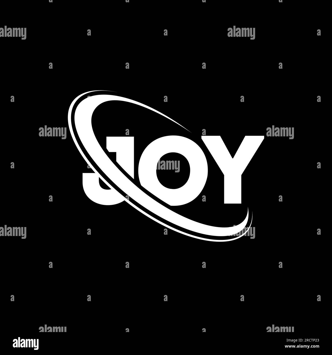 JOY logo. JOY letter. JOY letter logo design. Initials JOY logo linked
