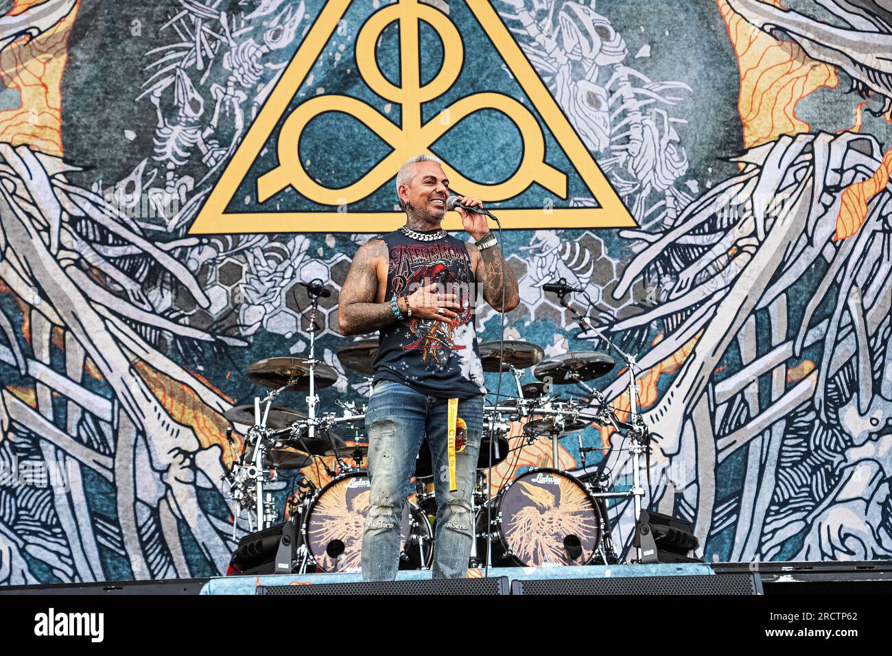 Jose Mangin appears at Inkcarceration Music and Tattoo Festival on ...
