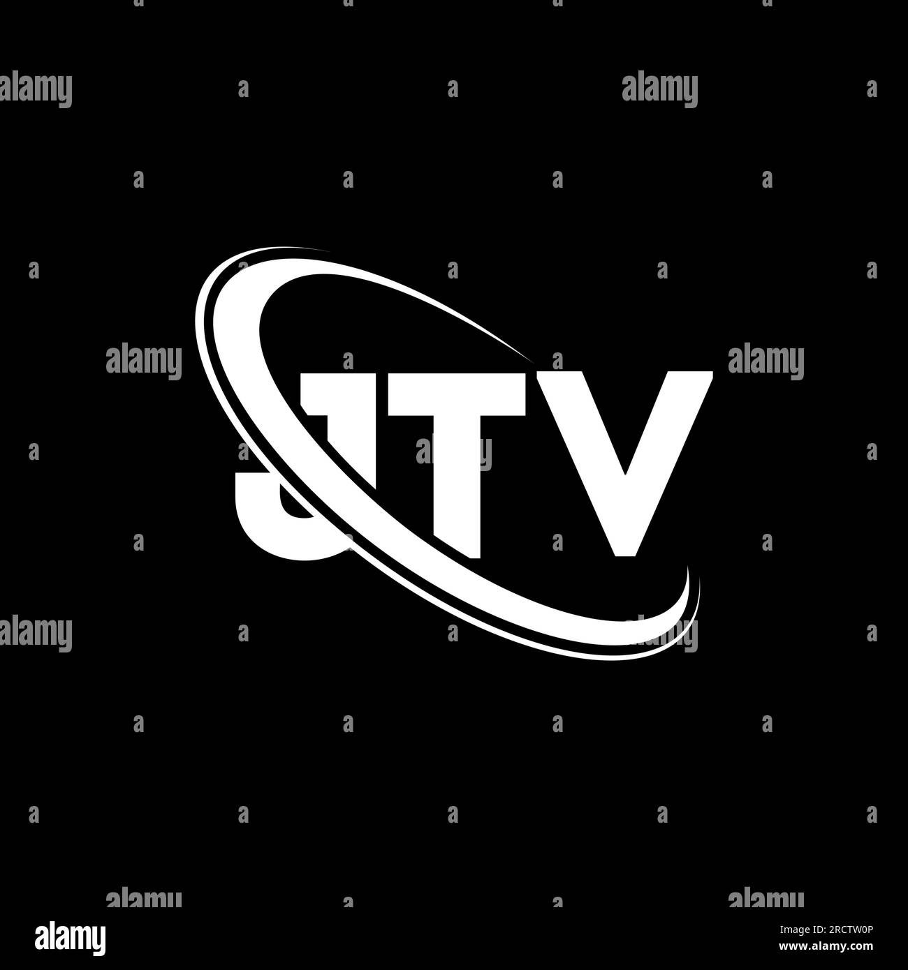 Jtv logo design hi-res stock photography and images - Alamy