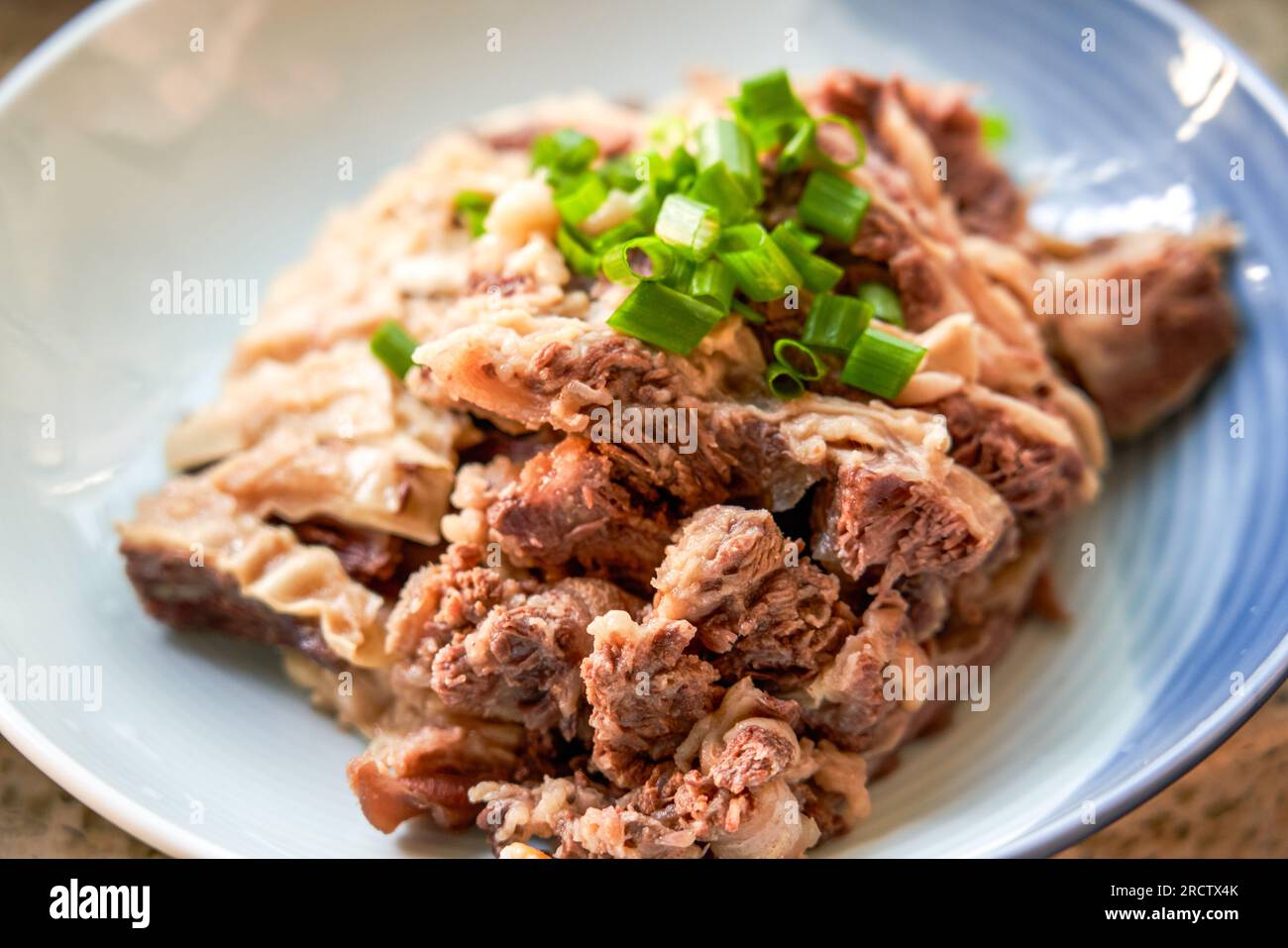 Delicious classic Cantonese dish, beef brisket in clear soup Stock
