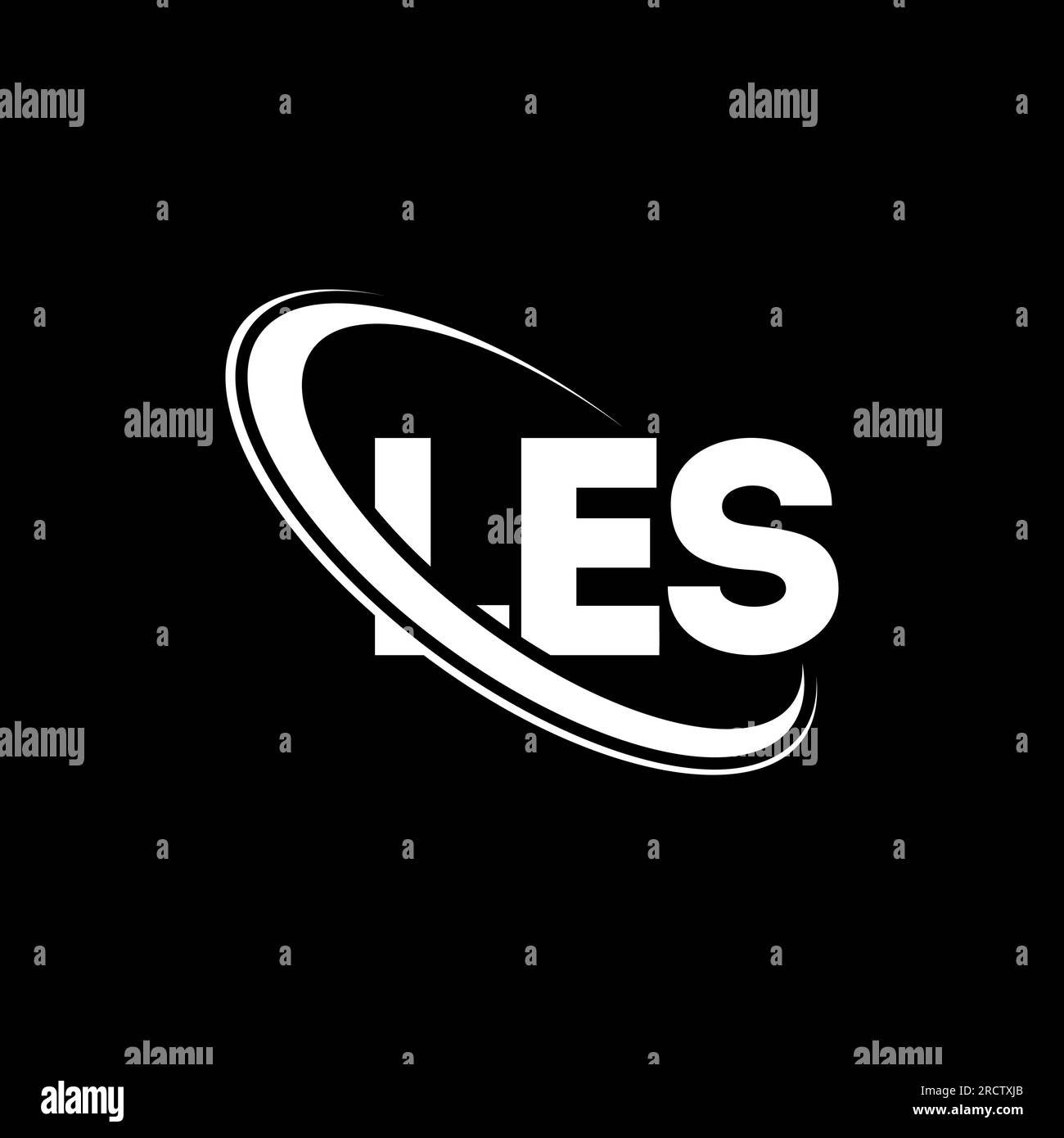 Les circle logo hi-res stock photography and images - Alamy