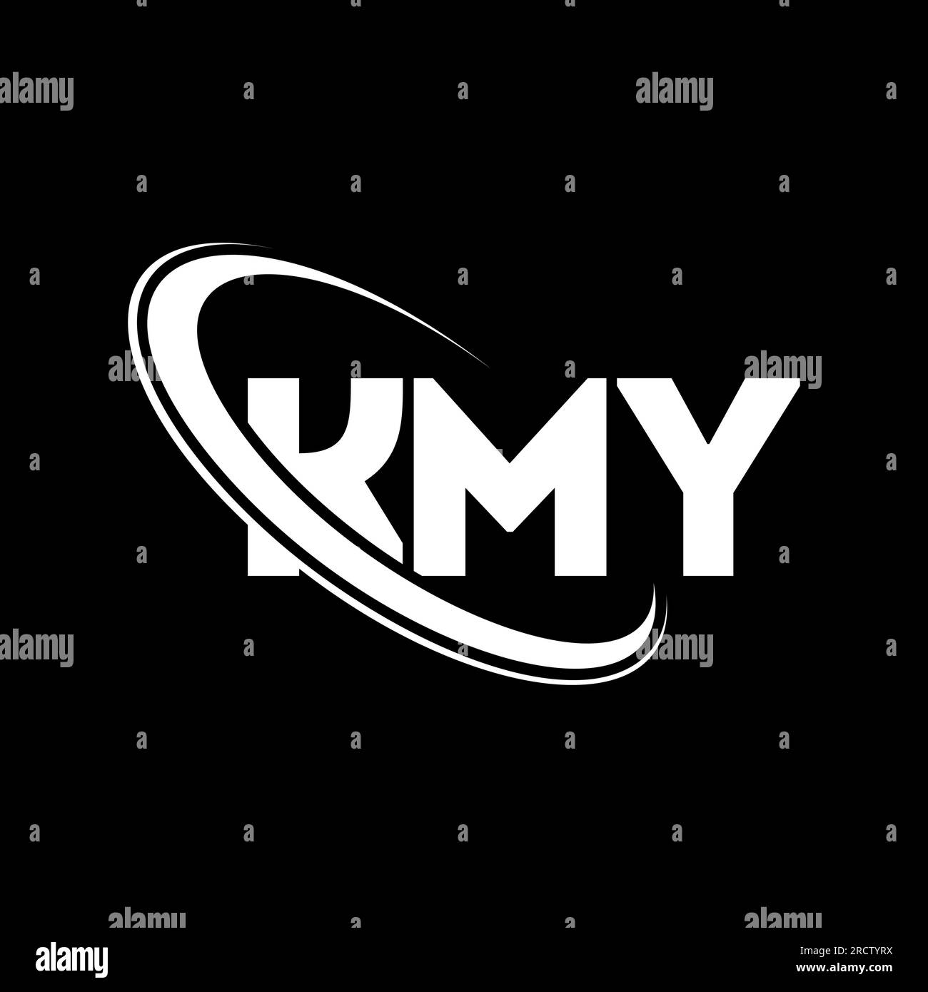 KMY logo. KMY letter. KMY letter logo design. Initials KMY logo  