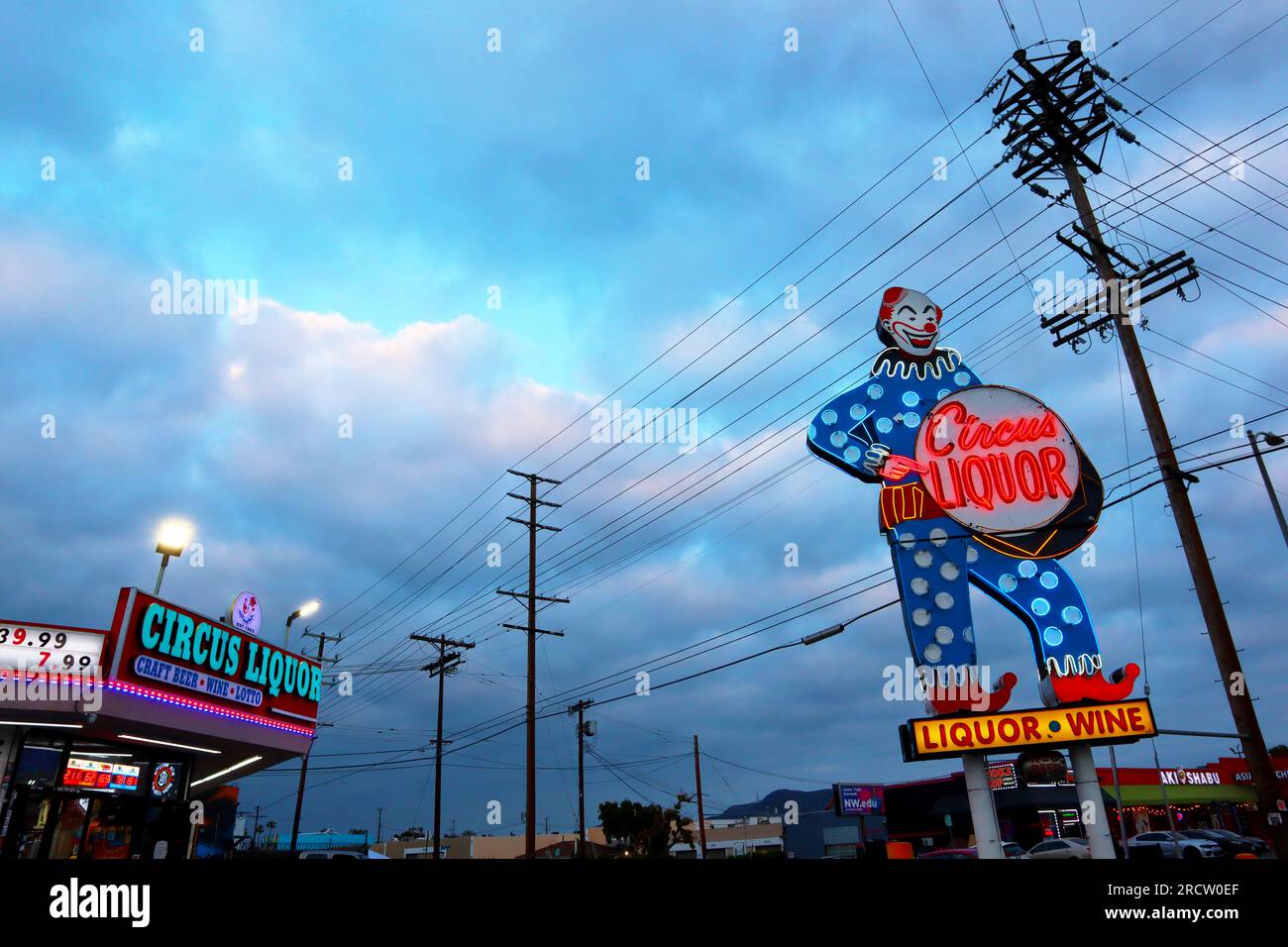 North Hollywood, California Circus Liquor Store on Vineland Avenue, North Hollywood, Los