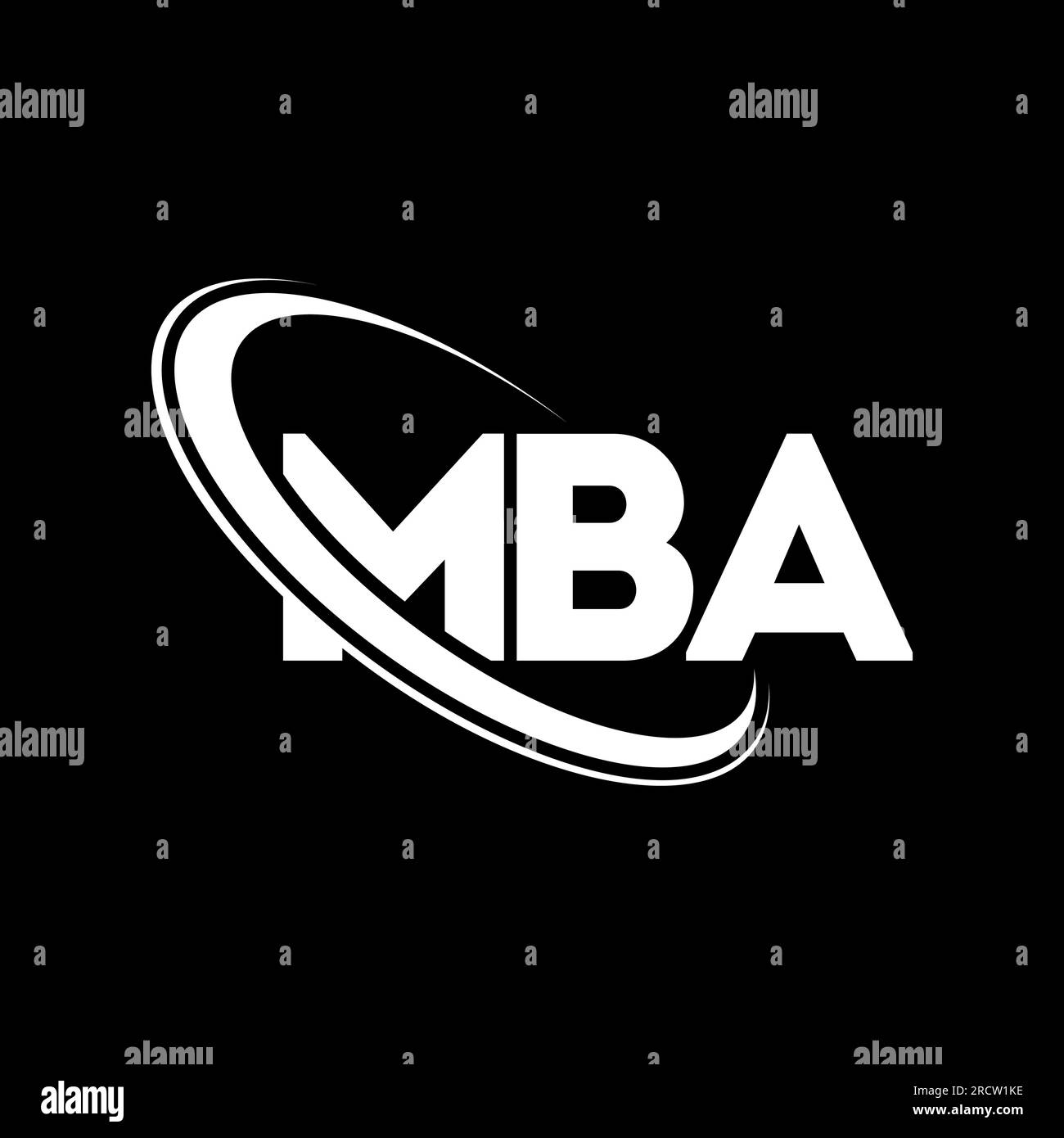MBA logo. MBA letter. MBA letter logo design. Initials MBA logo linked ...