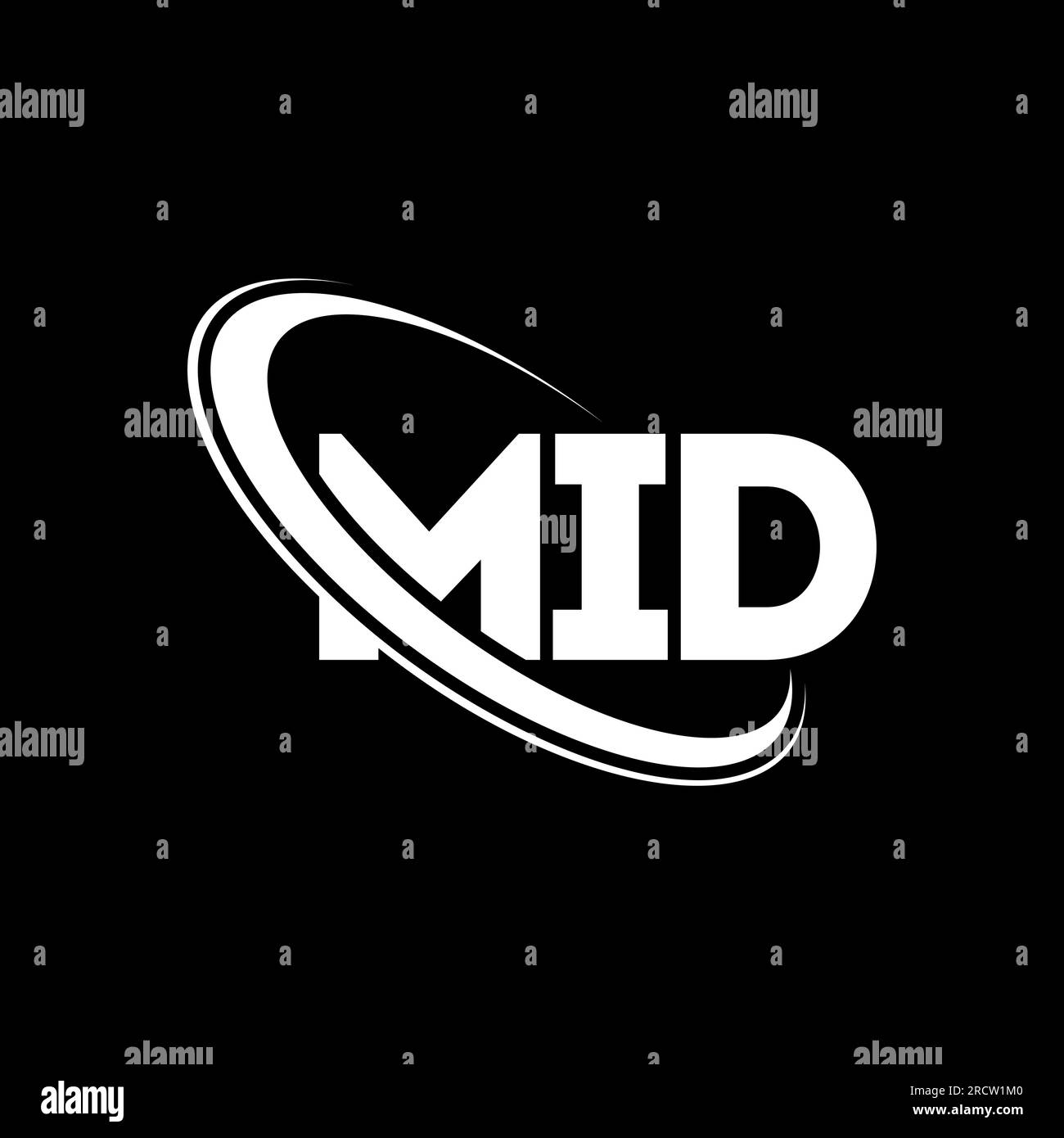 MID logo. MID letter. MID letter logo design. Initials MID logo linked ...