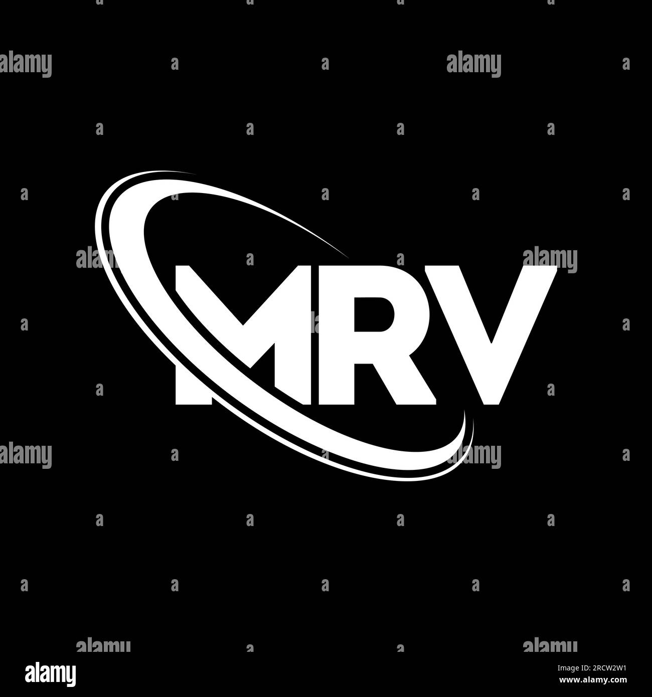 Mrv logo design Stock Vector Images Alamy