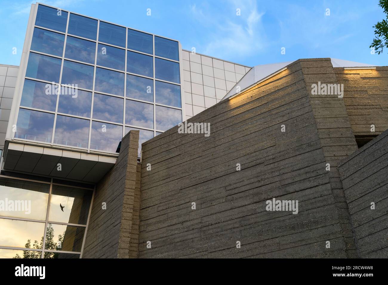 Exterior of the Contemporary Calgary Art Gallery. Alberta Canada Stock