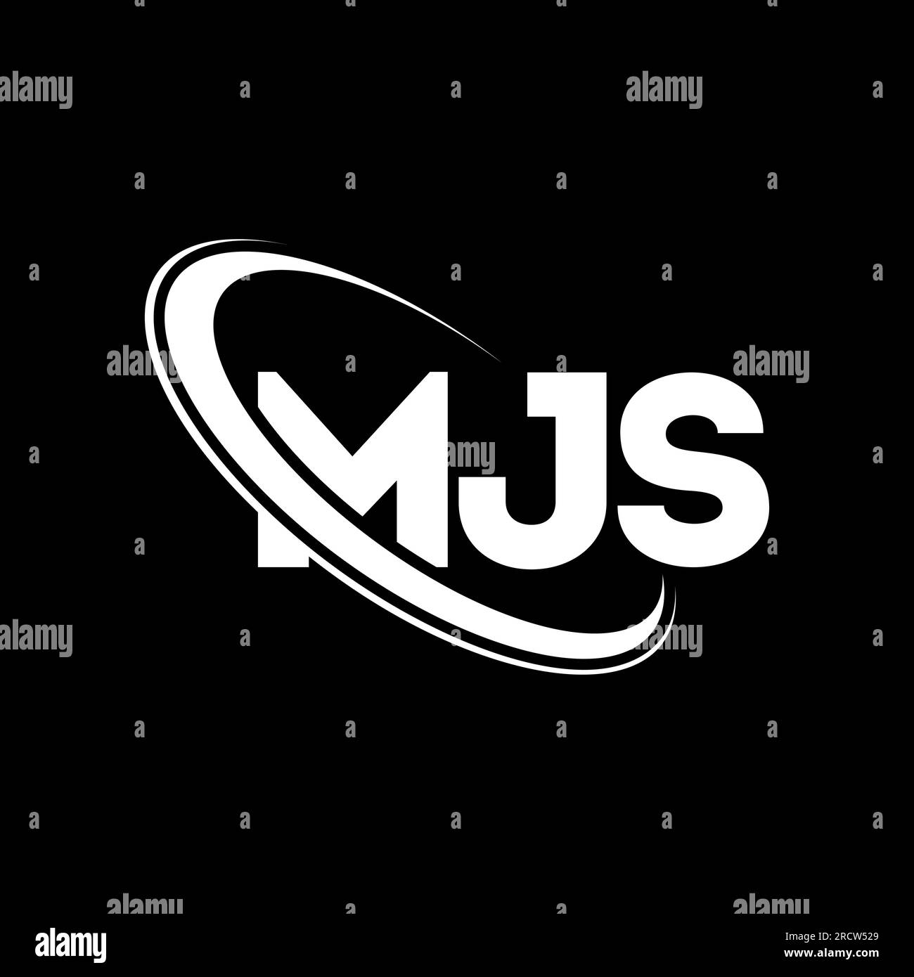 Mjs logo design hires stock photography and images Alamy