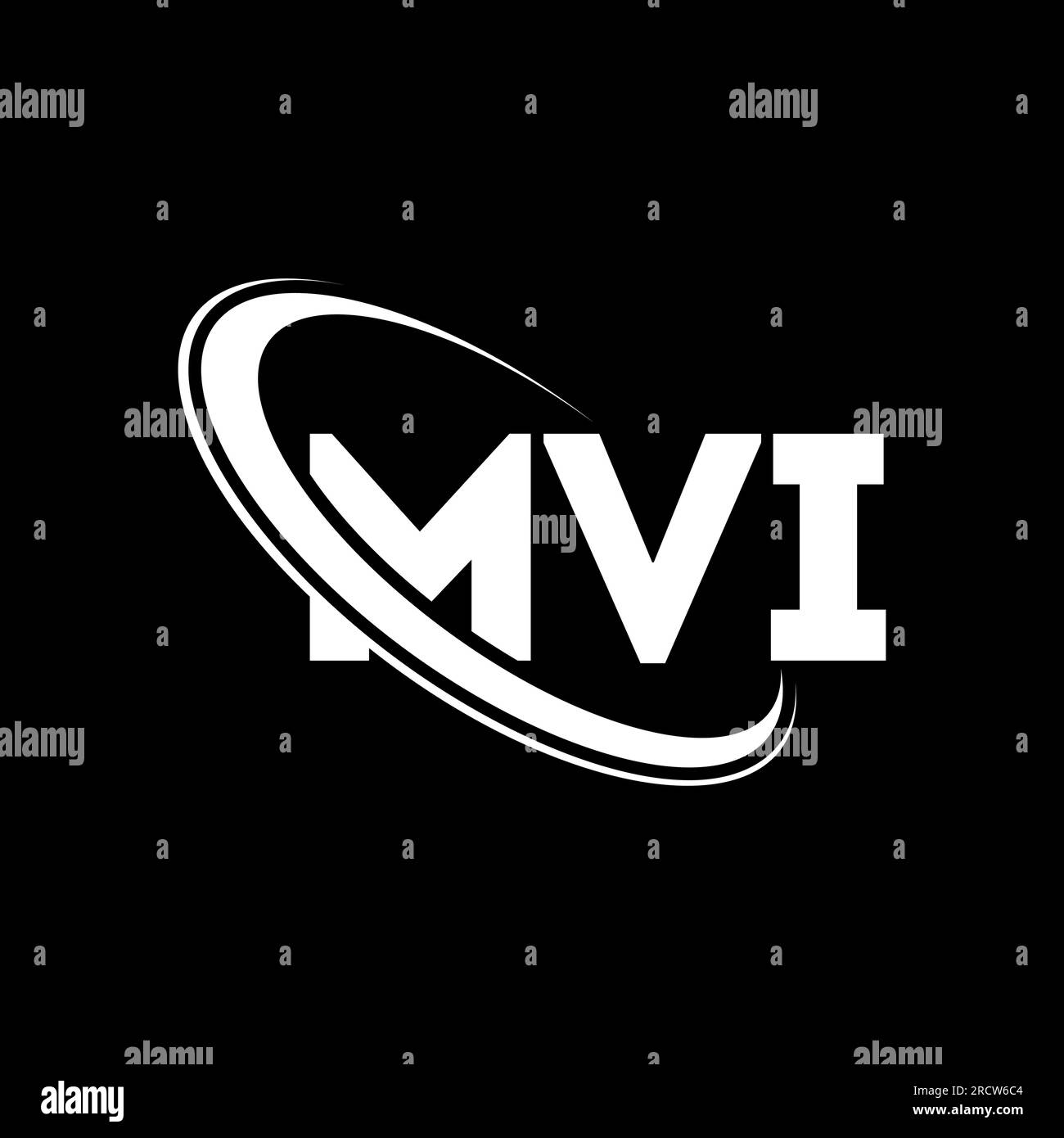MVI logo. MVI letter. MVI letter logo design. Initials MVI logo linked ...