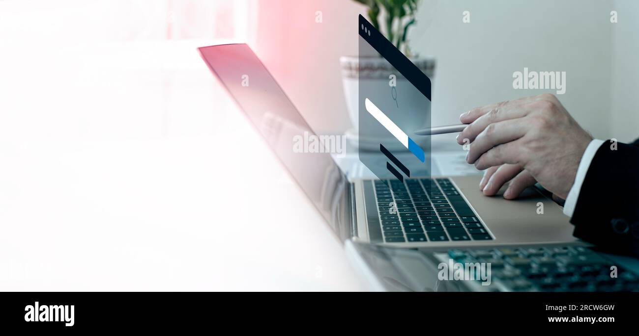 Searching Browsing Internet Data Information Stock Photo
