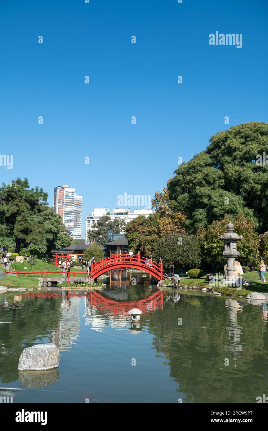 Buenos Aires, Argentina : 2023 May 13 : Sunny Day in the Japanese