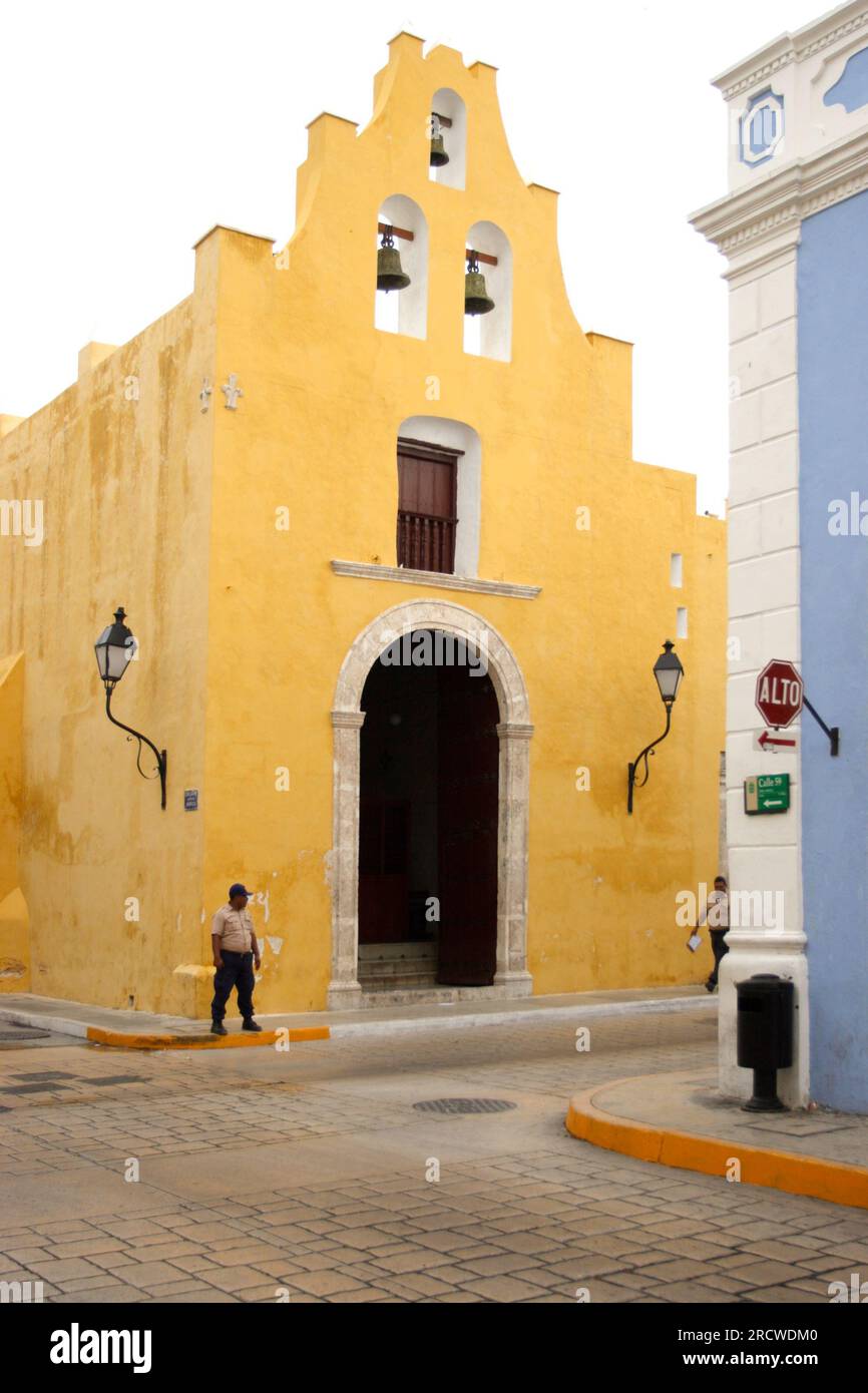 Church of St Rocco, old town, Campeche, San Francisco de Campeche