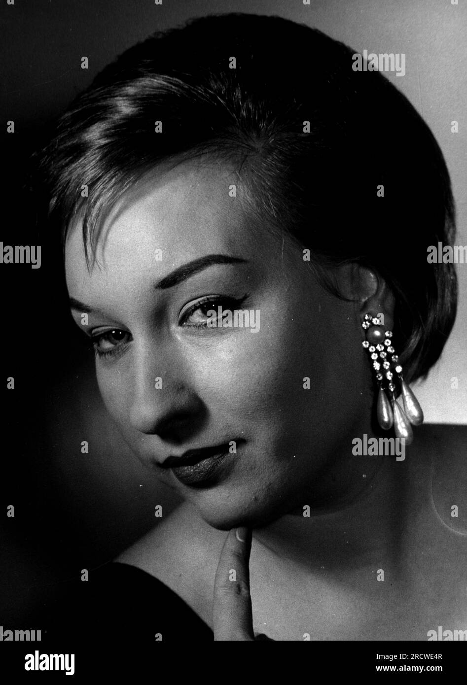 Vita, Helen, 7.8.1928 - 17.2.2001, German actress, 1950s, ADDITIONAL-RIGHTS-CLEARANCE-INFO-NOT-AVAILABLE Stock Photo