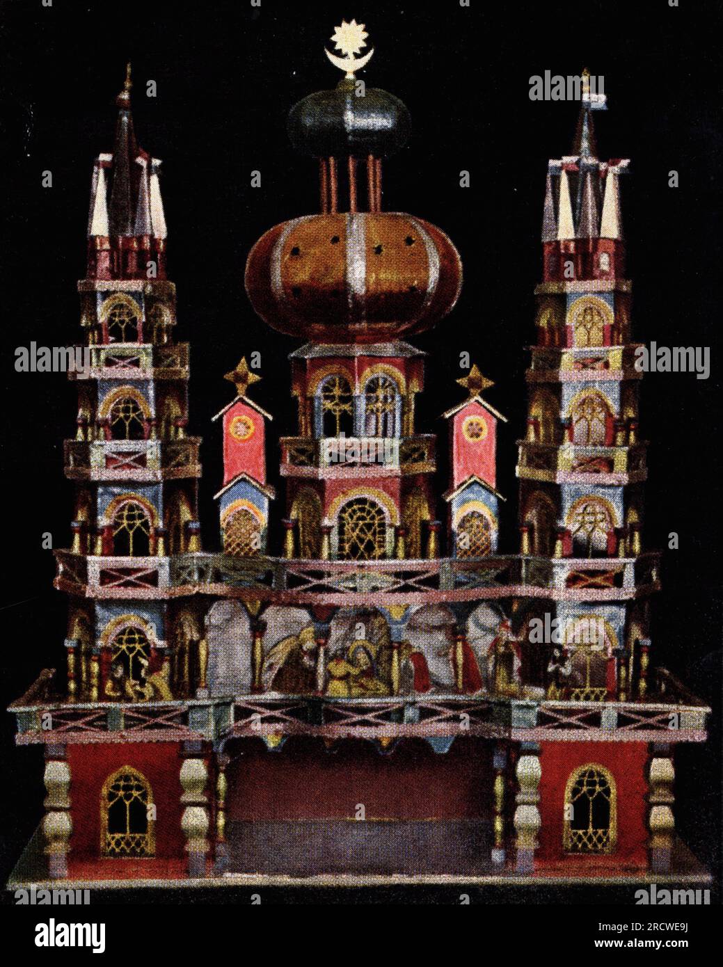 Christmas, Nativity scene, Nativity scene, Poland, circa 1955