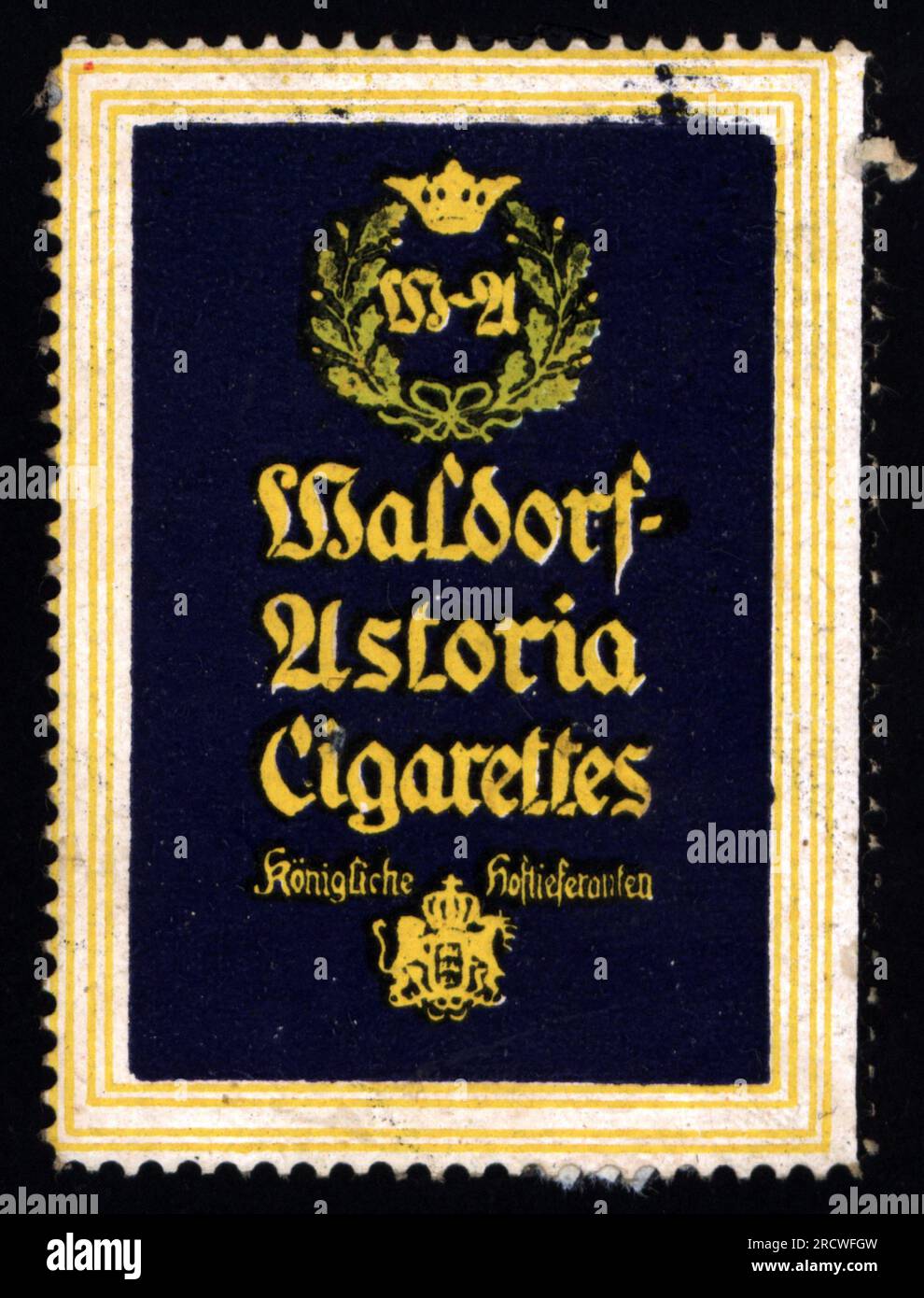 advertising, tobacco, WaldorfAstoria cigarettes, Hamburg and Stuttgart