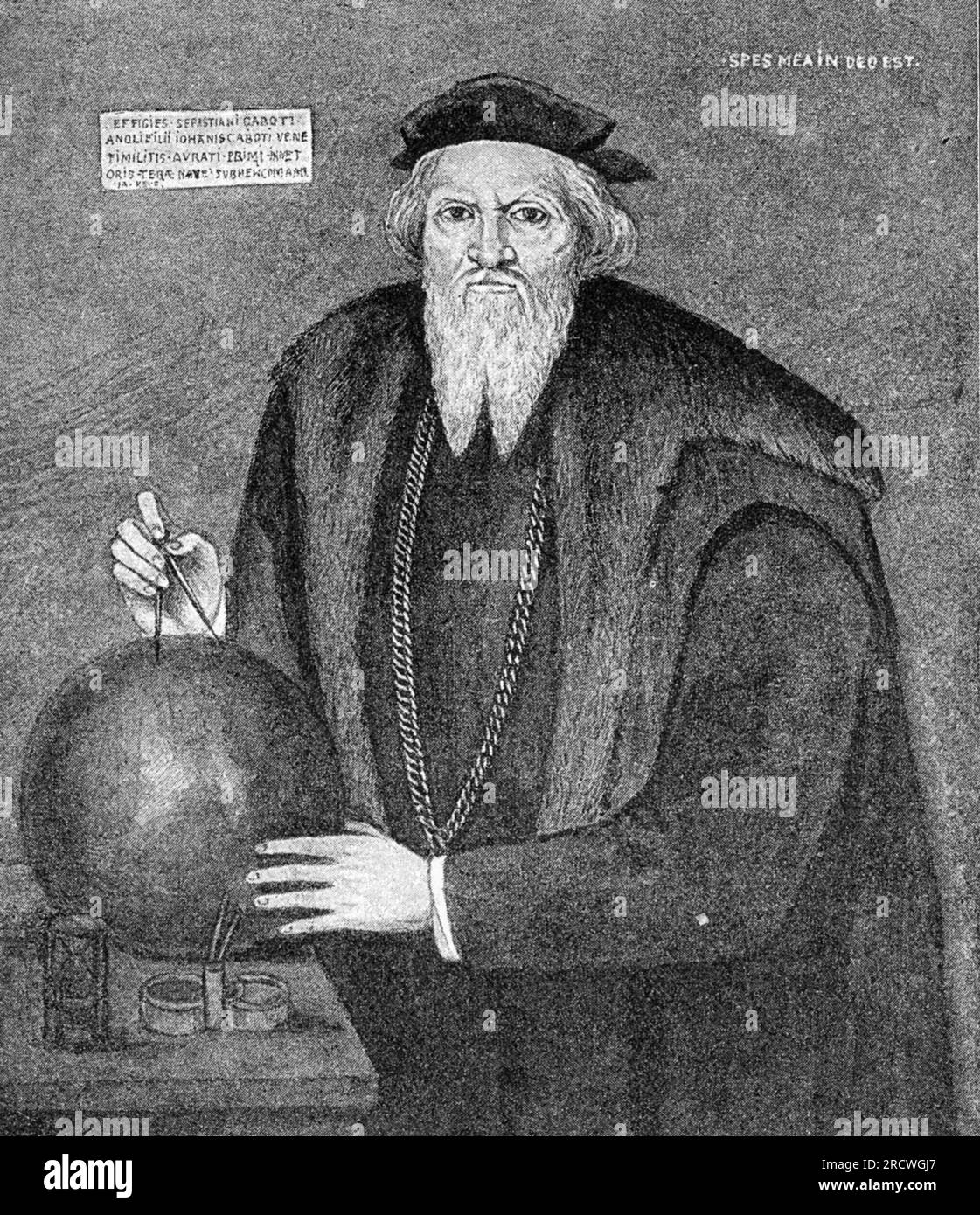 Cabot, Sebastian, circa 1484 - 1557, Italian navigator and discoverer, ADDITIONAL-RIGHTS-CLEARANCE-INFO-NOT-AVAILABLE Stock Photo