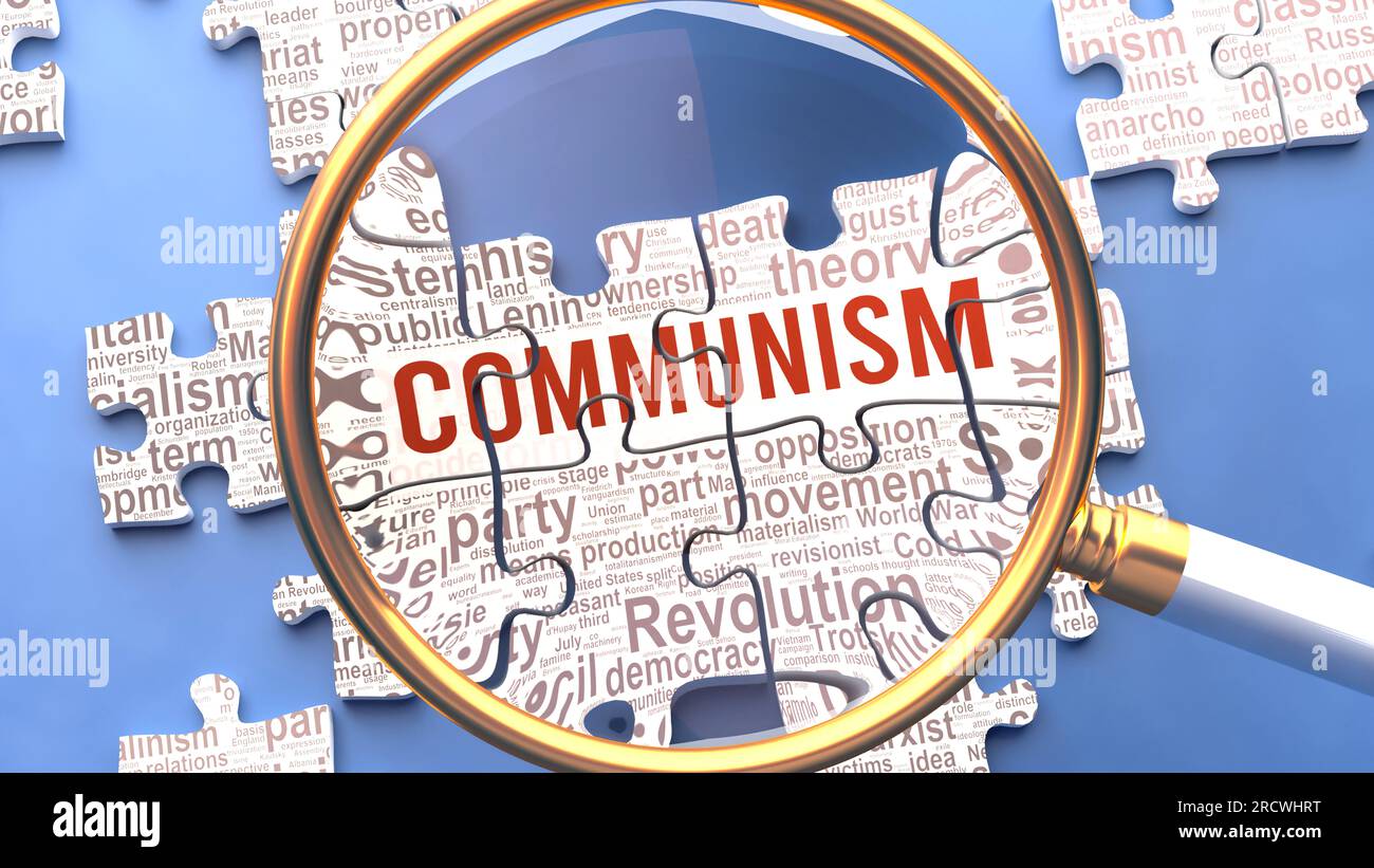 Communism being closely examined along with multiple vital concepts and