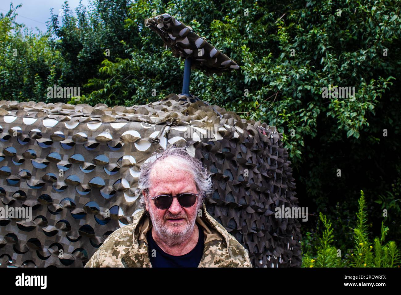 Yan Morvan visits the Carpathian Sich battalion in Lyman. This ...