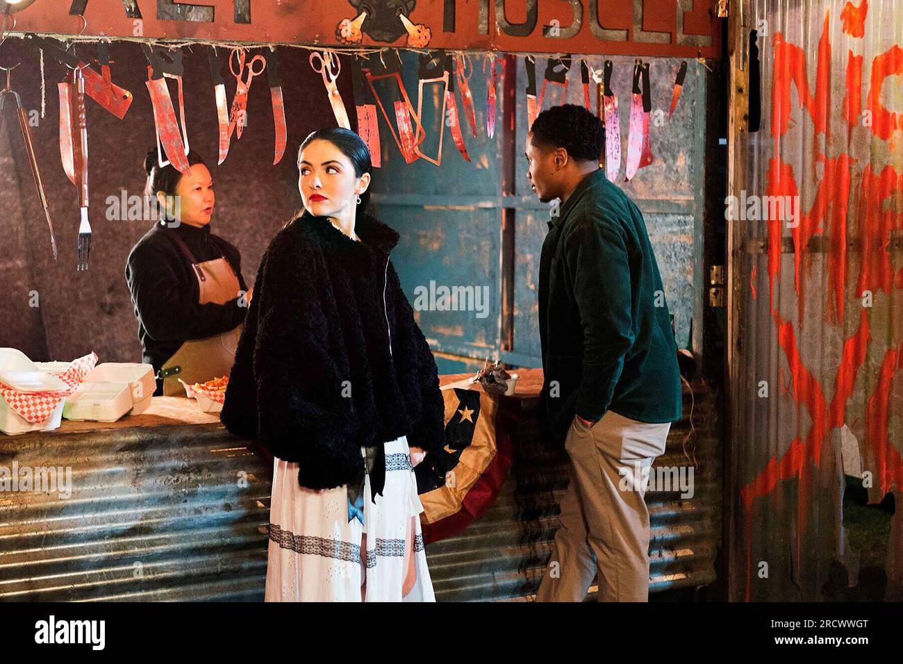 IMRAN ADAMS and SYDNEY CRAVEN in JEEPERS CREEPERS REBORN (2022