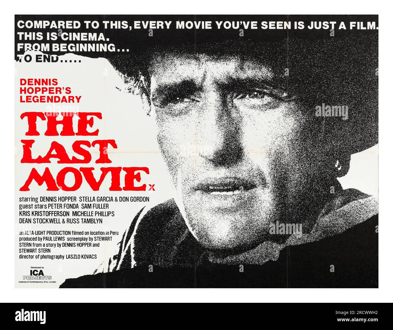 DENNIS HOPPER in THE LAST MOVIE (1971), directed by DENNIS HOPPER