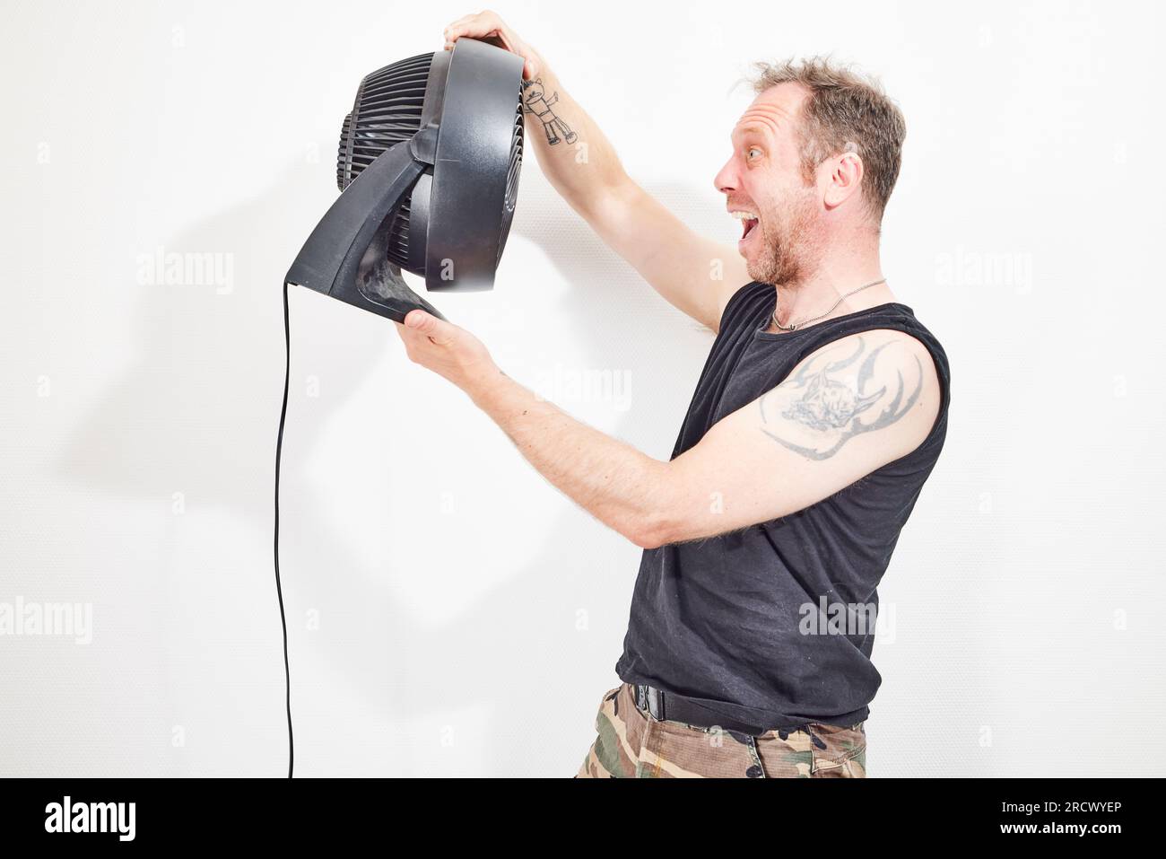 Man hair blowing wind hires stock photography and images Alamy