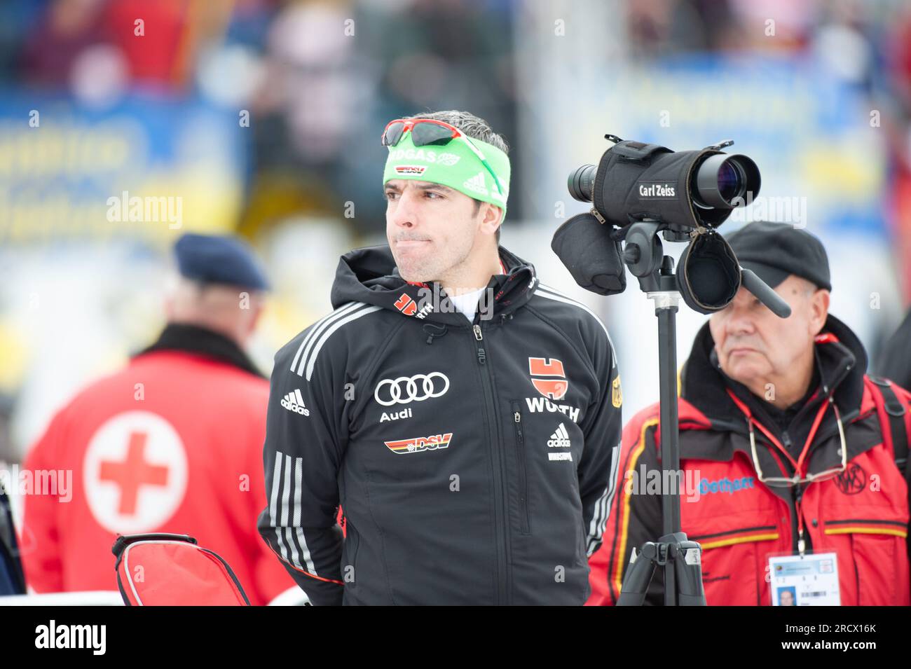 Ricco Gross Bundestrainer Biathlon Frauen Biathlon 10 km Verfolgung der  Frauen Stock Photo - Alamy