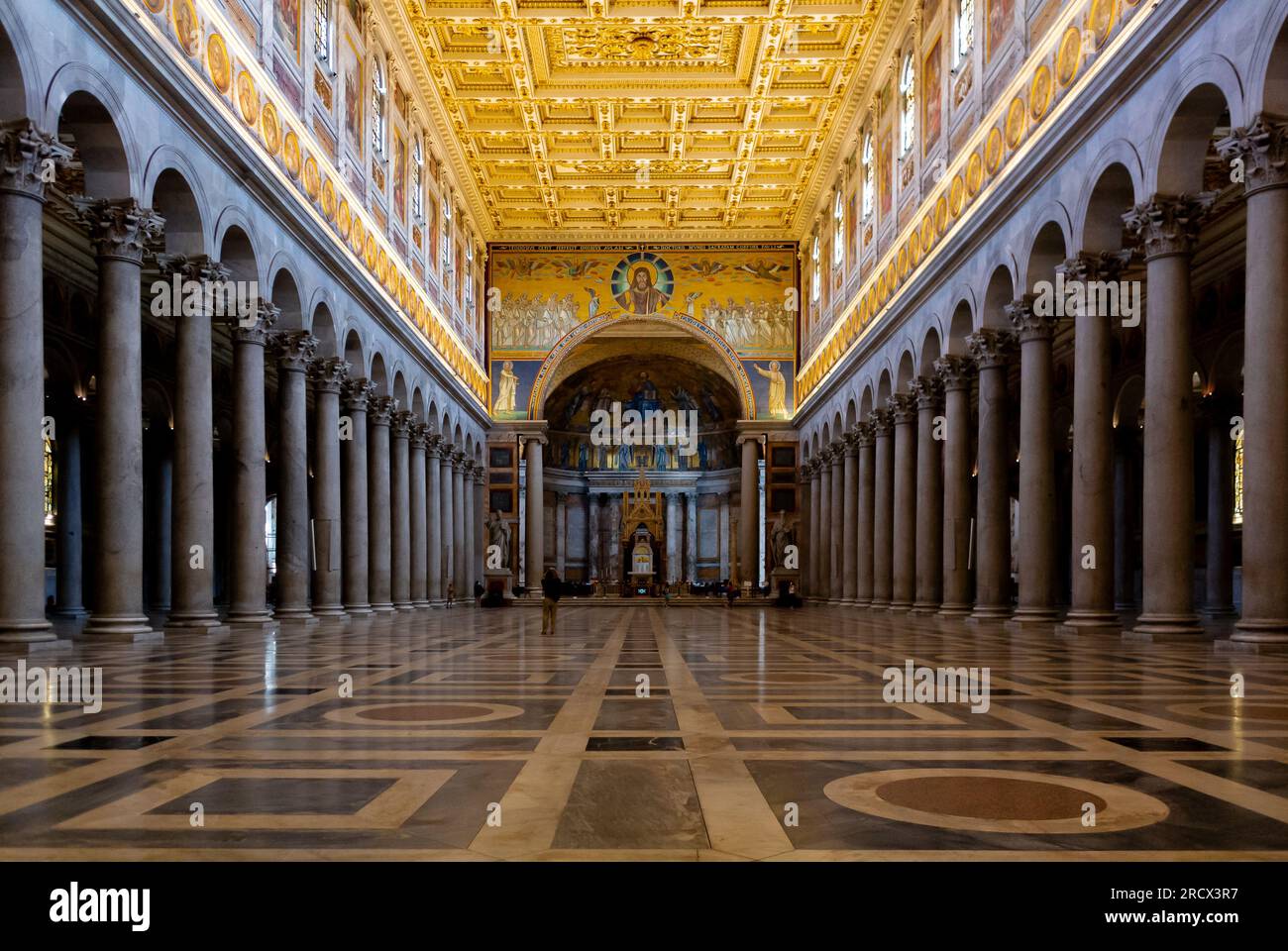 Rome, Lazio, Italy, Basilica of Saint Paul Outside the Walls, Basilica ...
