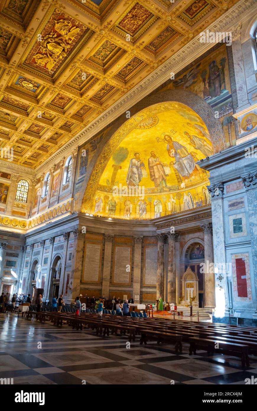 Rome, Lazio, Italy, Basilica of Saint Paul Outside the Walls, Basilica ...