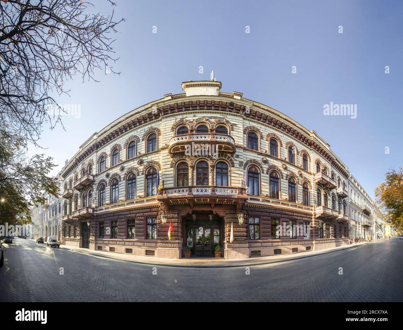 Odessa, Ukraine - 09.11.2018. Luxury hotel Londonskaya in the historic center of the Odessa city. Stock Photo