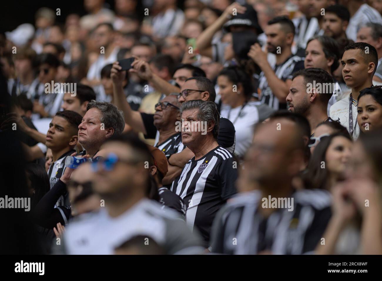 MG - BELO HORIZONTE - 07/16/2023 - FRIENDLY FRIENDLY, LENDAS DO GALO - Fans during the match between LENDAS DO GALO and [TEAM 2] at Arena MRV stadium for the Friendly championship. Photo: Alessandra Torres/AGIF/Sipa USA Stock Photo