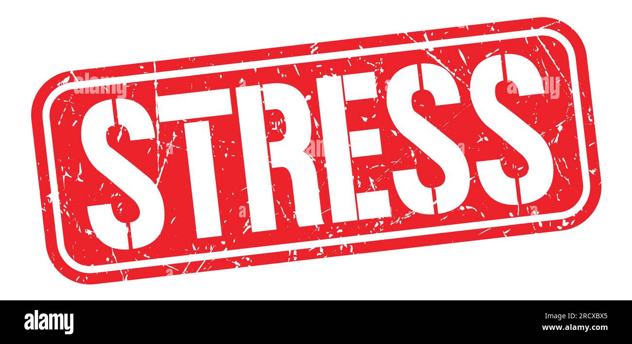 Stressed Colorfull Sign Stress sign hi-res stock photography and images - Alamy