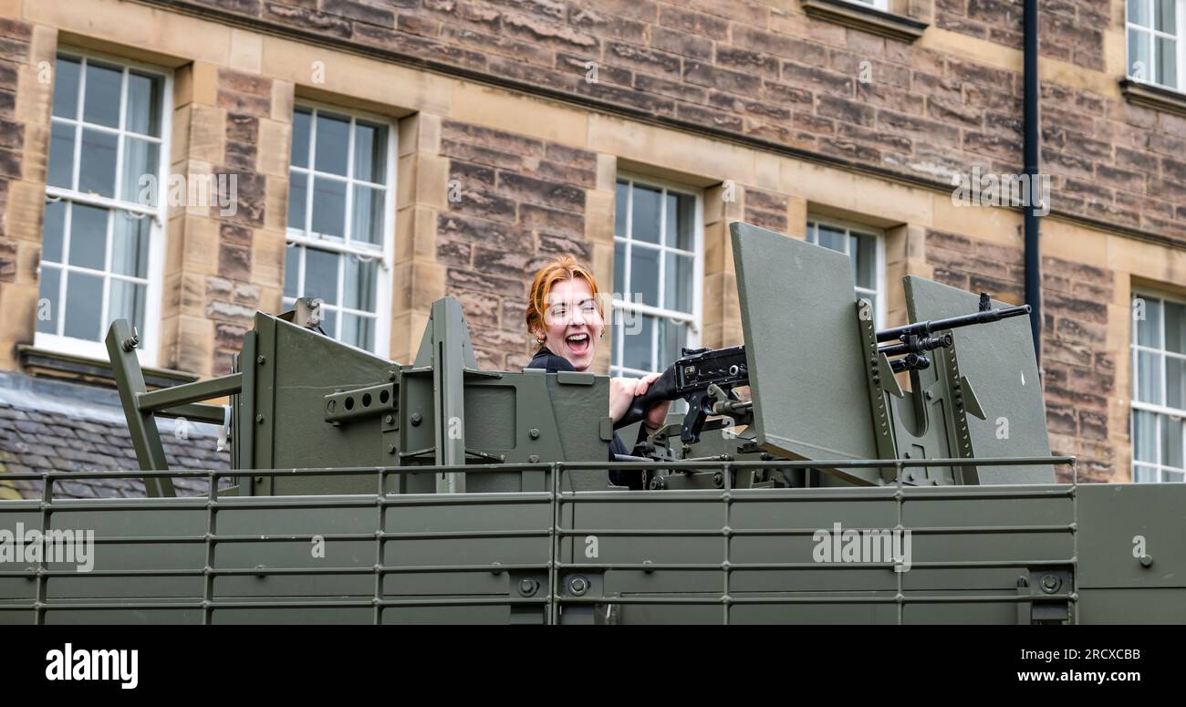 Redford Barracks, Edinburgh, Scotland, UK, 17 July 2023. Army at the