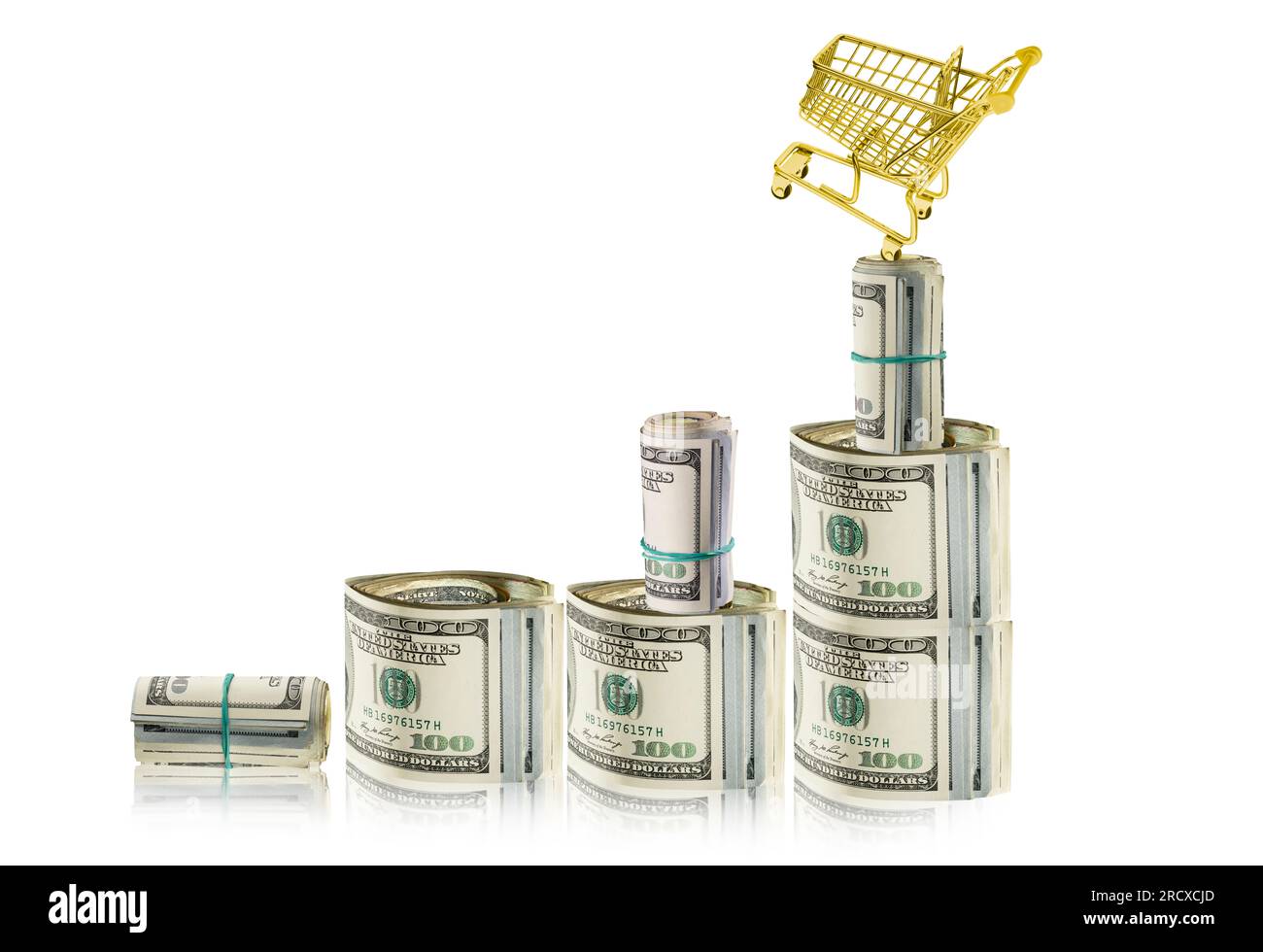 A bar graph shopping basket hi-res stock photography and images - Alamy
