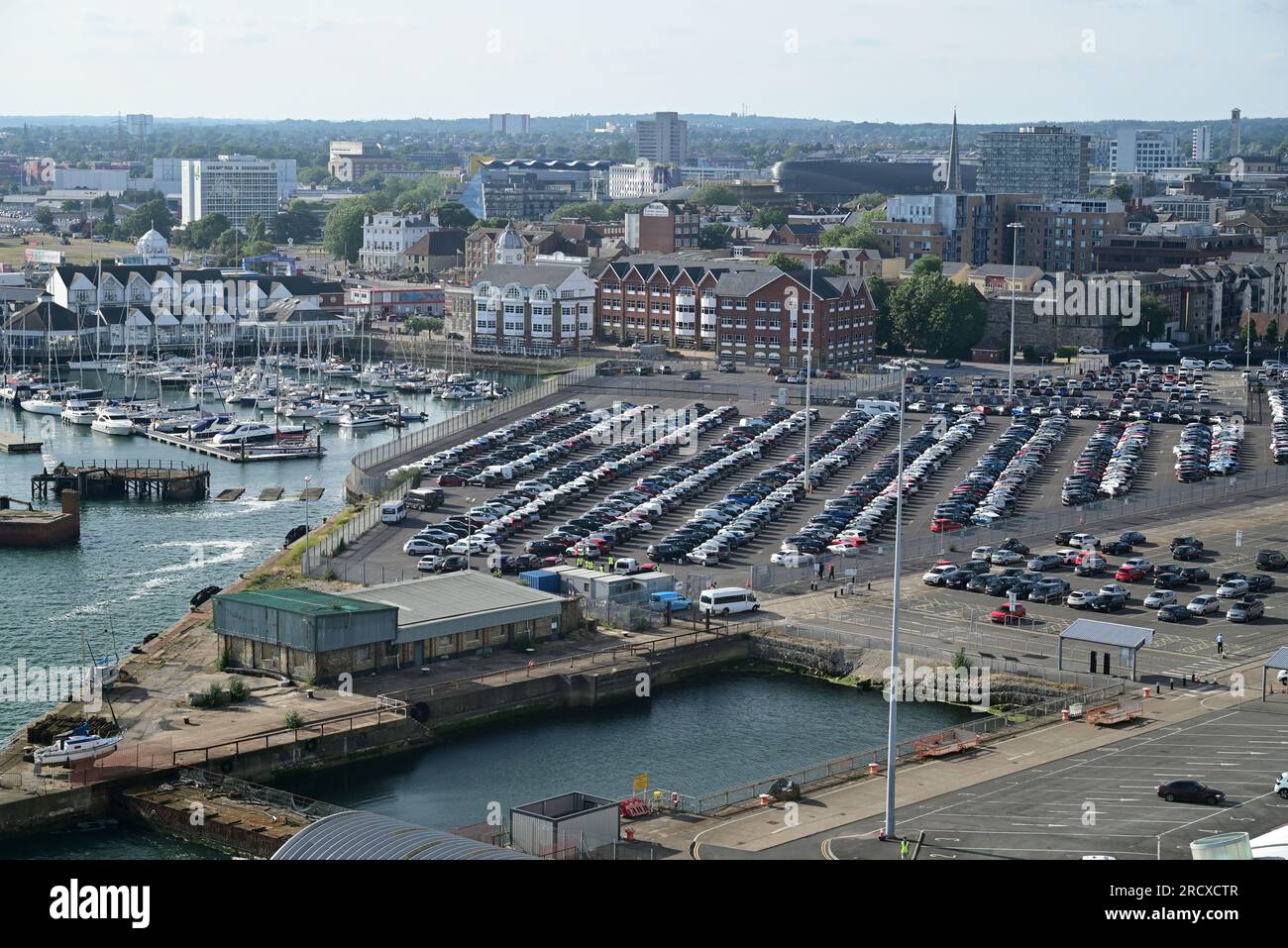 Secure longterm car parking beside the cruise terminals at Southampton