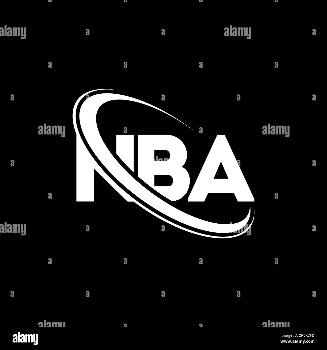 NBA logo. NBA letter. NBA letter logo design. Initials NBA logo linked ...