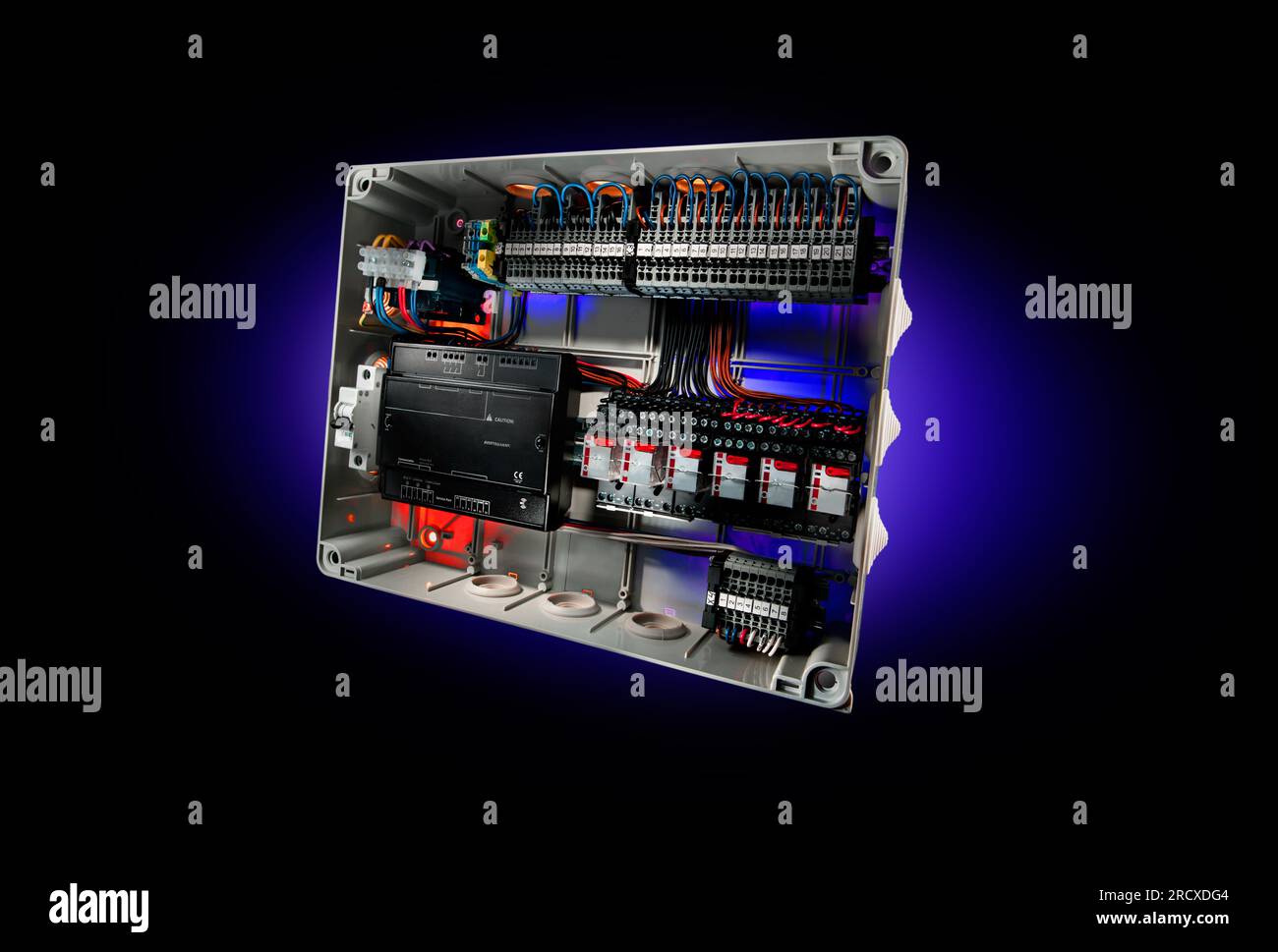 Electric controller of a smart home. Electrical control panel for air