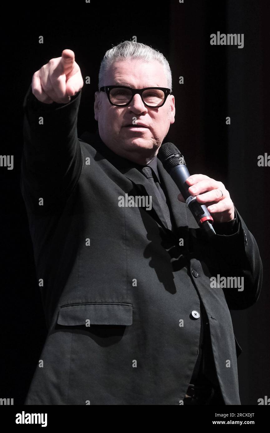 Mark Kermode photographed during Mark Kermode Live in 3D at Bfi